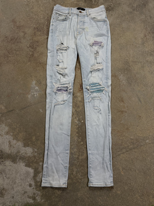 Amiri Jeans Thrasher Multi Color Used 30