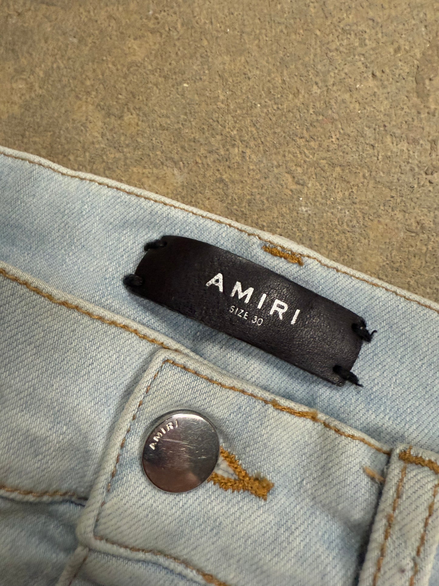 Amiri Jeans Thrasher Multi Color Used 30