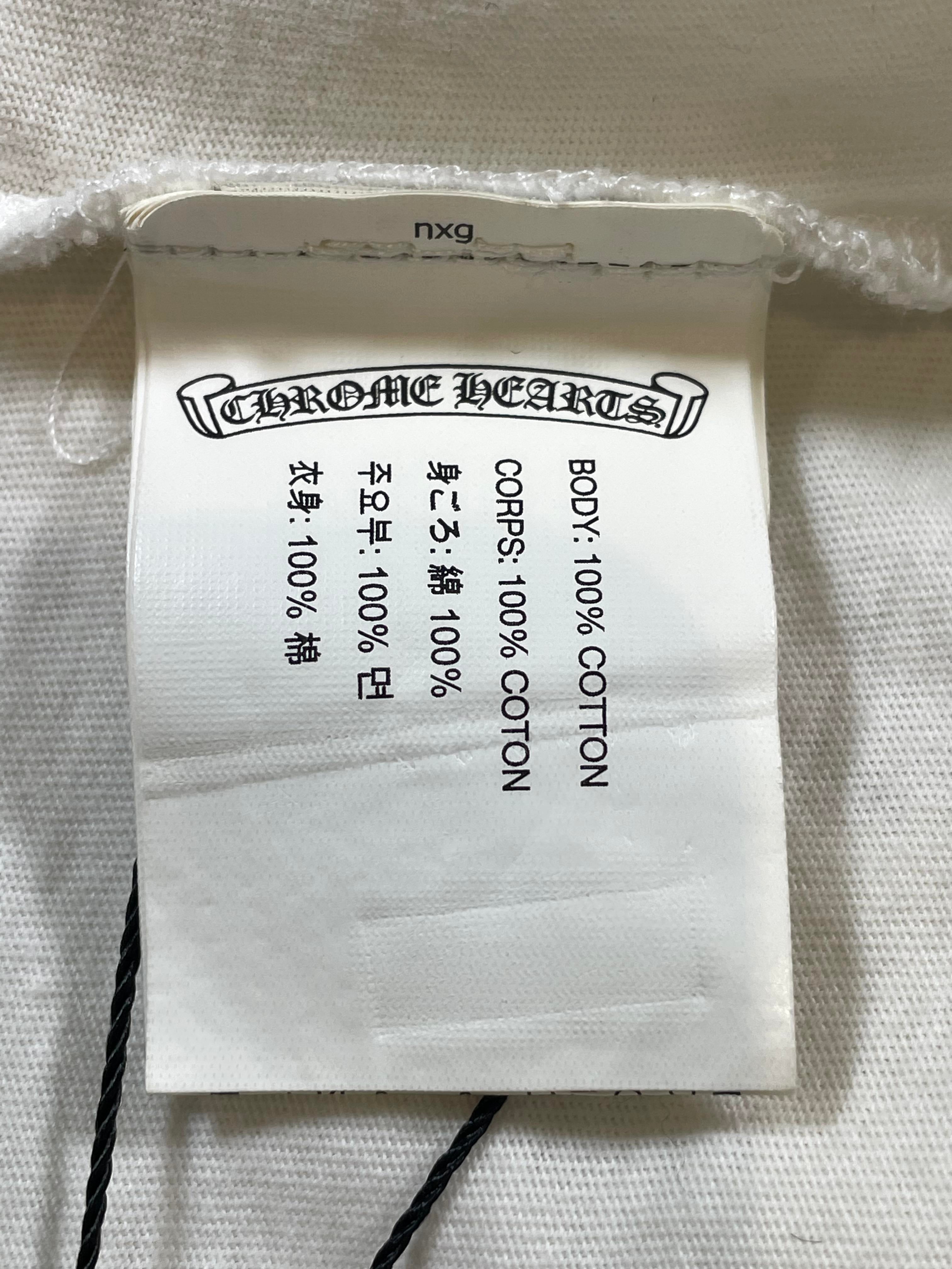 Chrome Hearts 'Los Angeles Horseshoe' White Tee