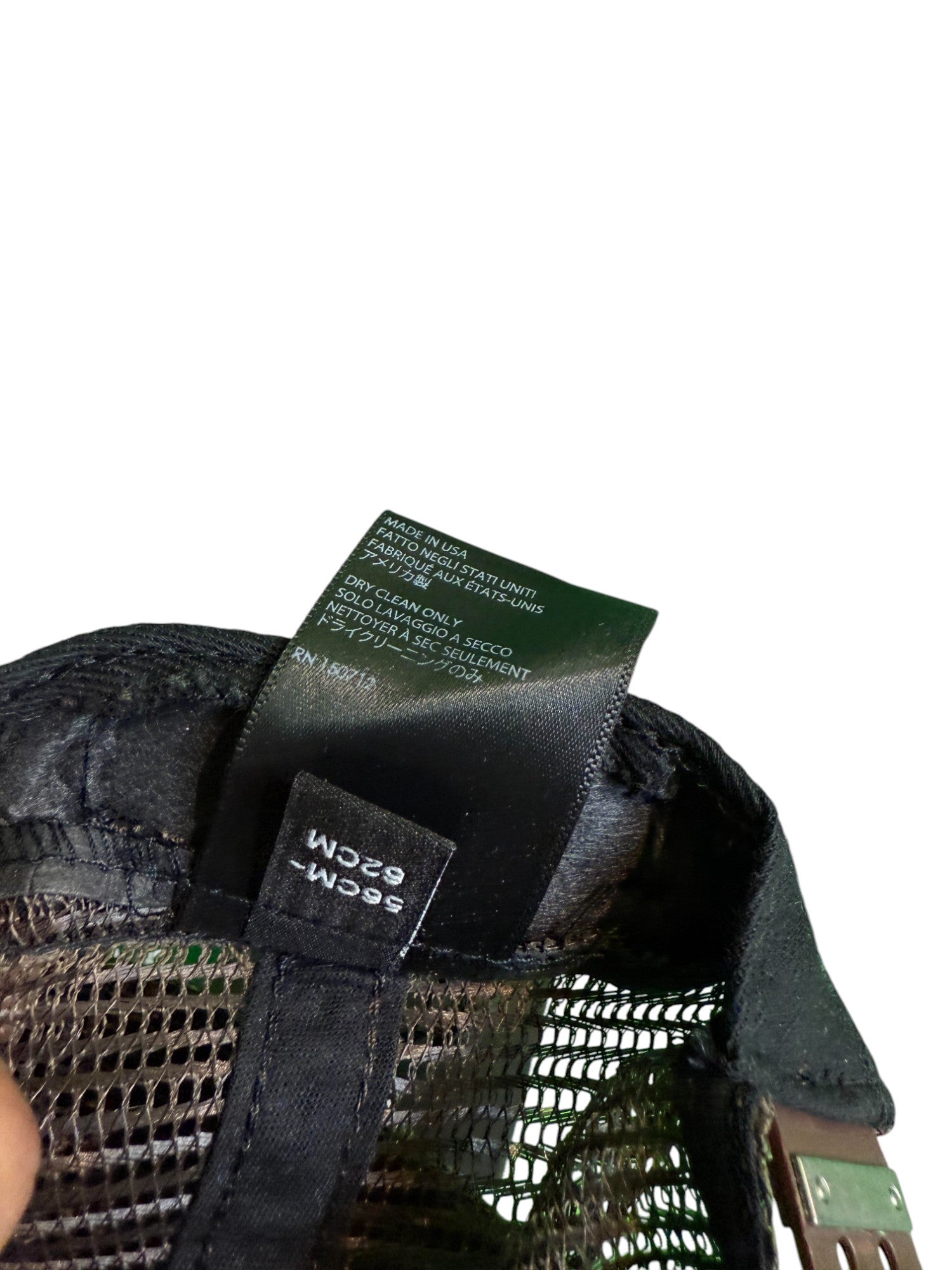 Amiri Core Logo Tan Trucker Cap