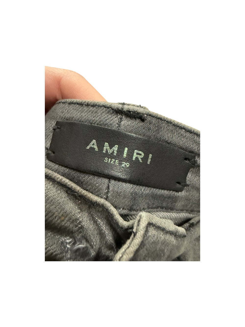 Amiri Plain Thrasher Grey Jeans
