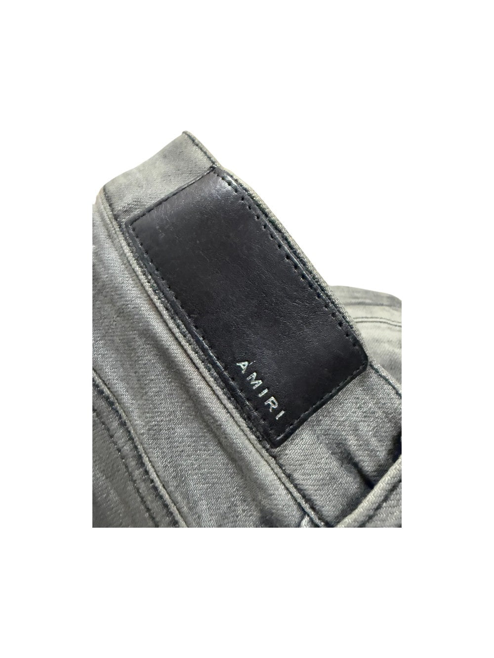 Amiri Plain Thrasher Grey Jeans