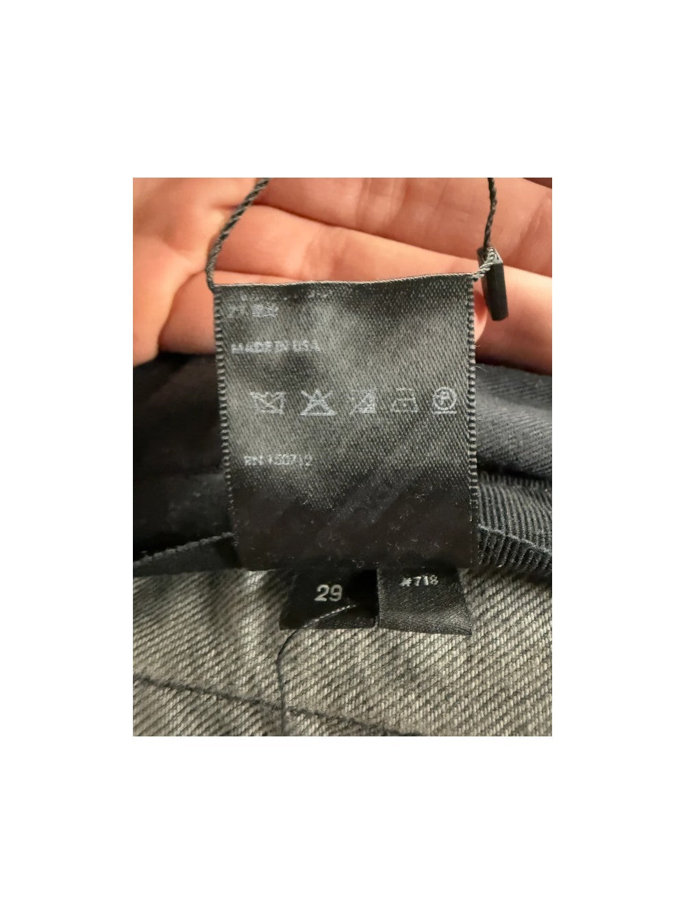 Amiri Plain Thrasher Grey Jeans
