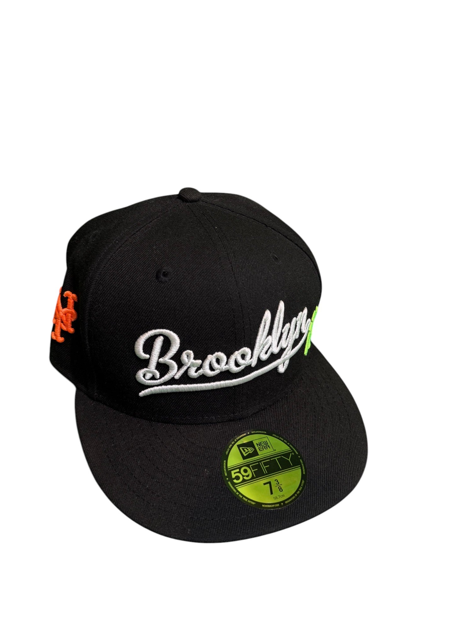 New Era "Slow Bucks" Brooklyn Fitted Black & Grey Cap