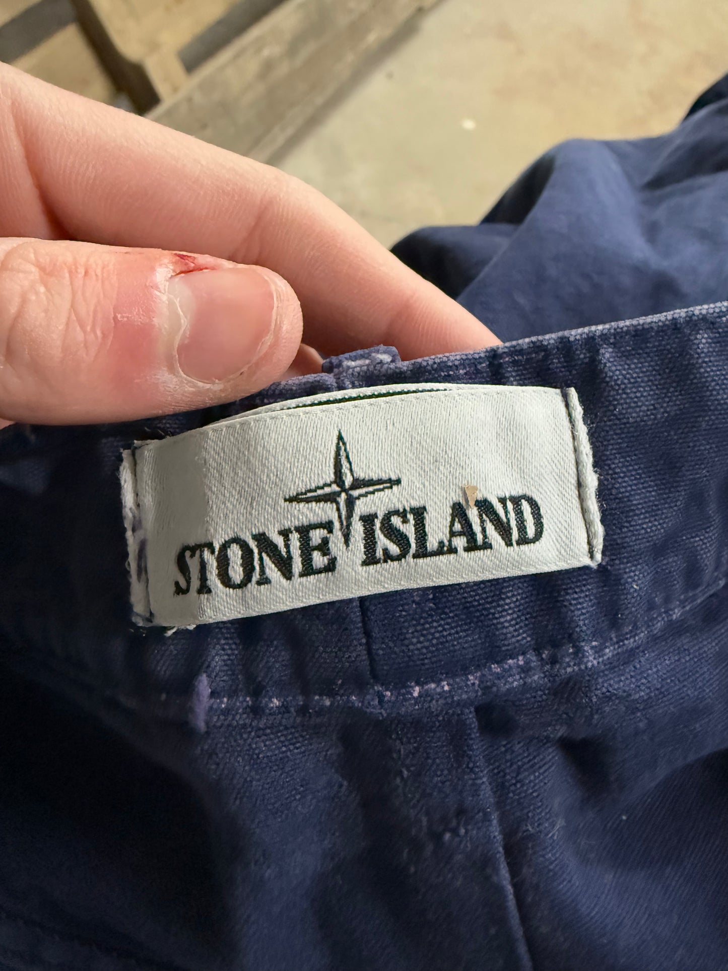 Stone Island Navy Jeans Used 34