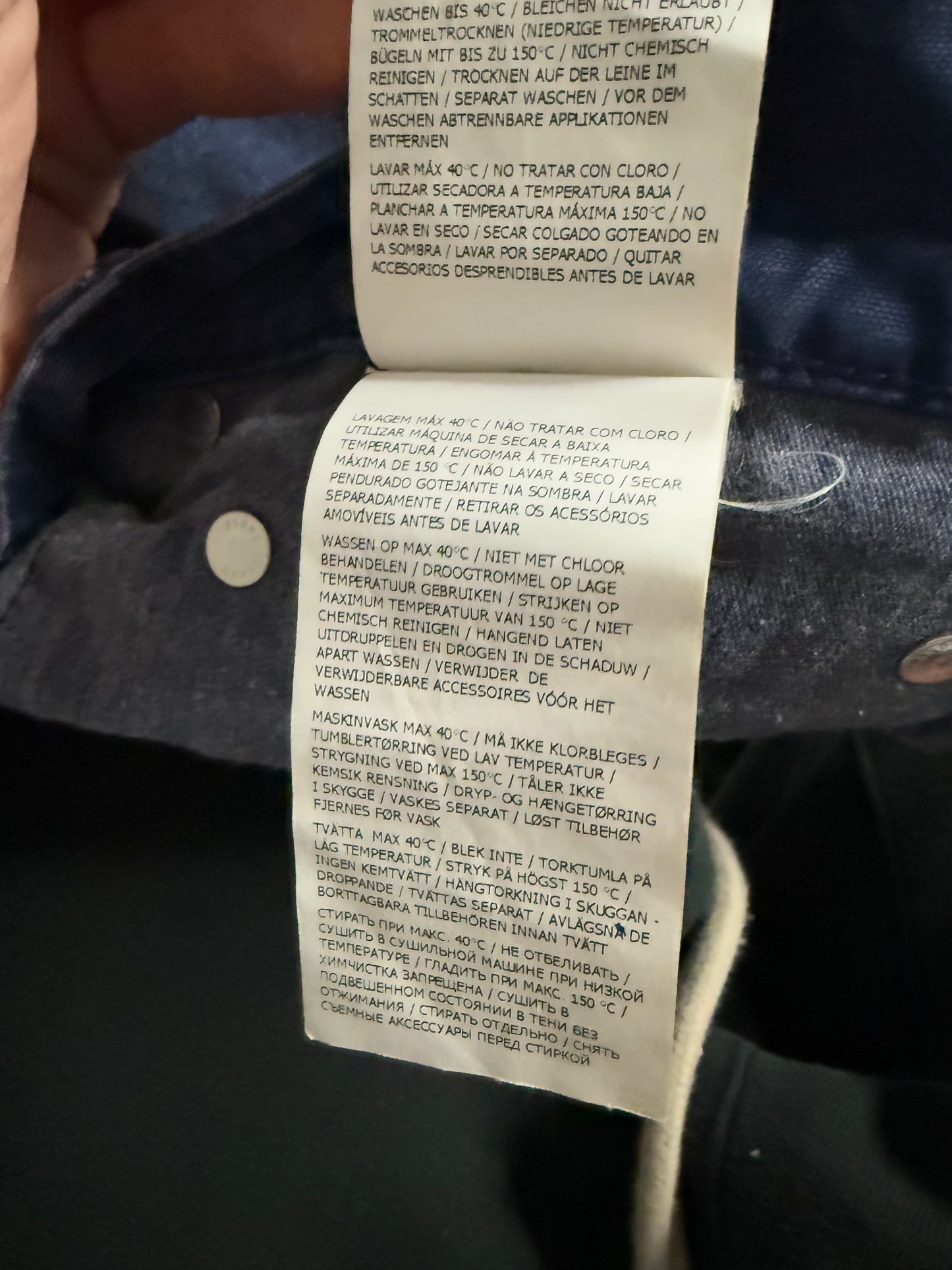 Stone Island Navy Jeans Used 34