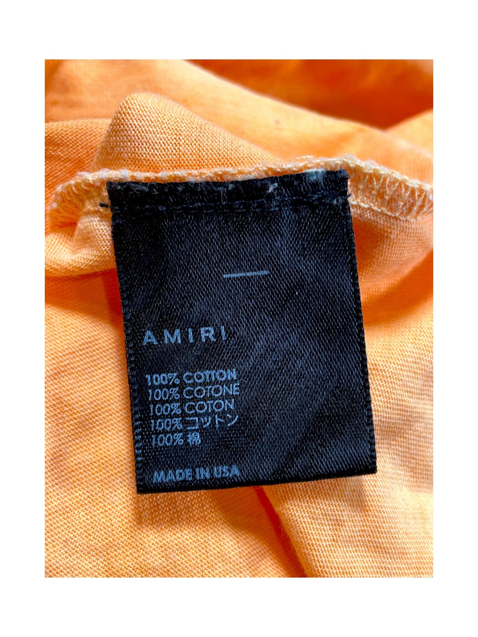 Amiri Orange Tee