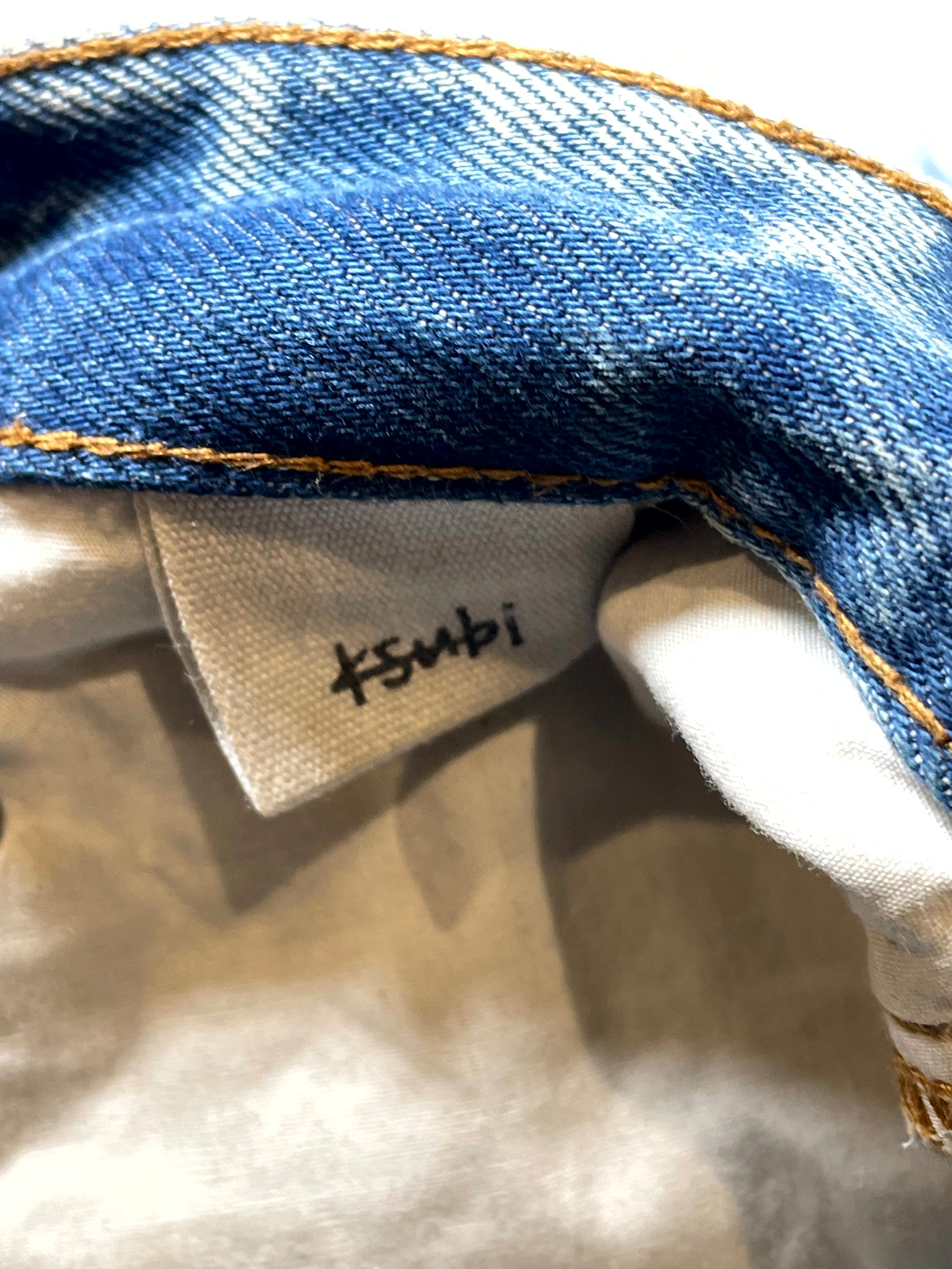 Ksubi Plus Logo Straight Leg Light Wash Jeans