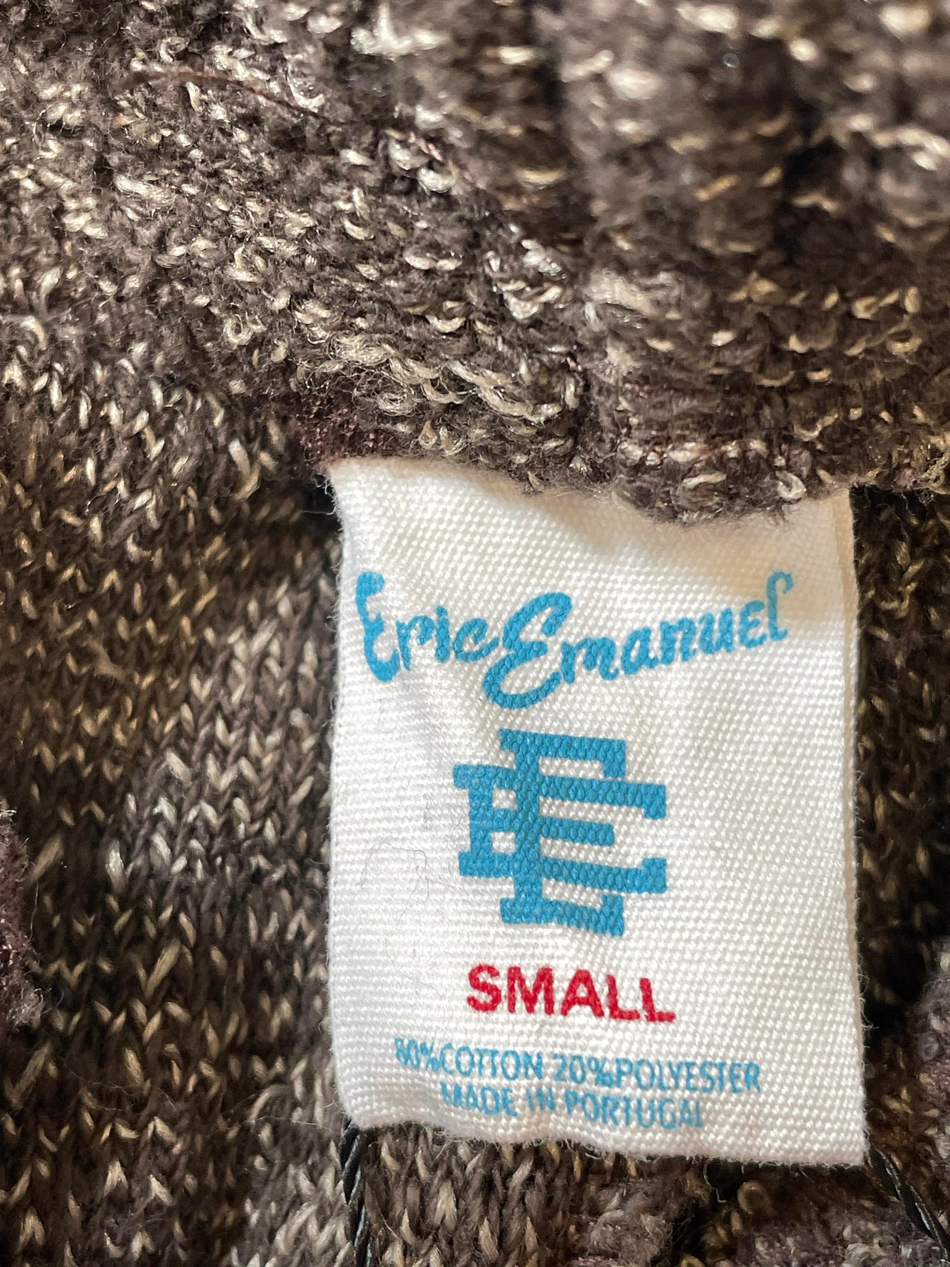 Eric Emanuel Brown & Yellow Boucle Sweats