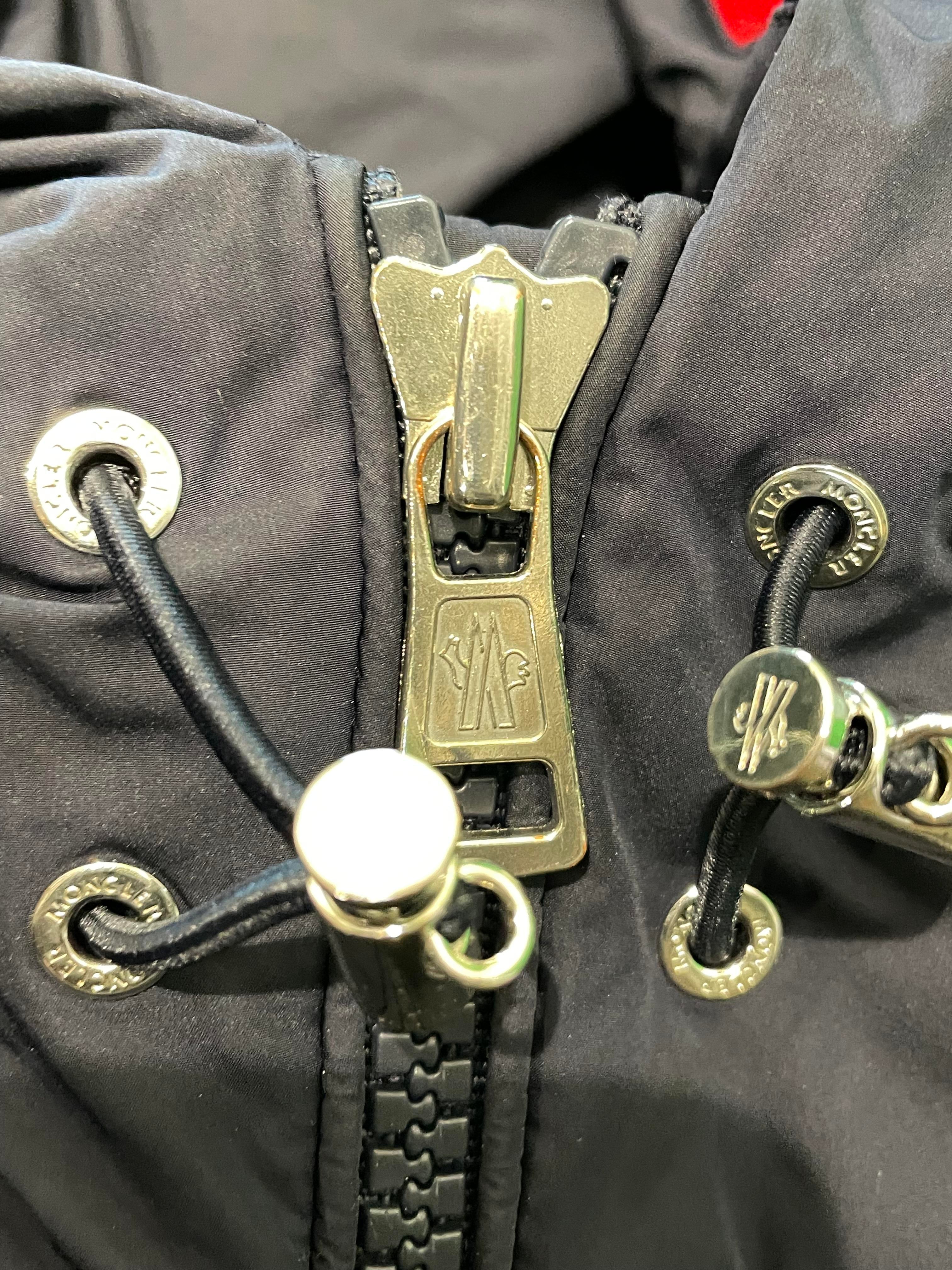 Moncler "Corborant" Navy RWB Stripe Jacket