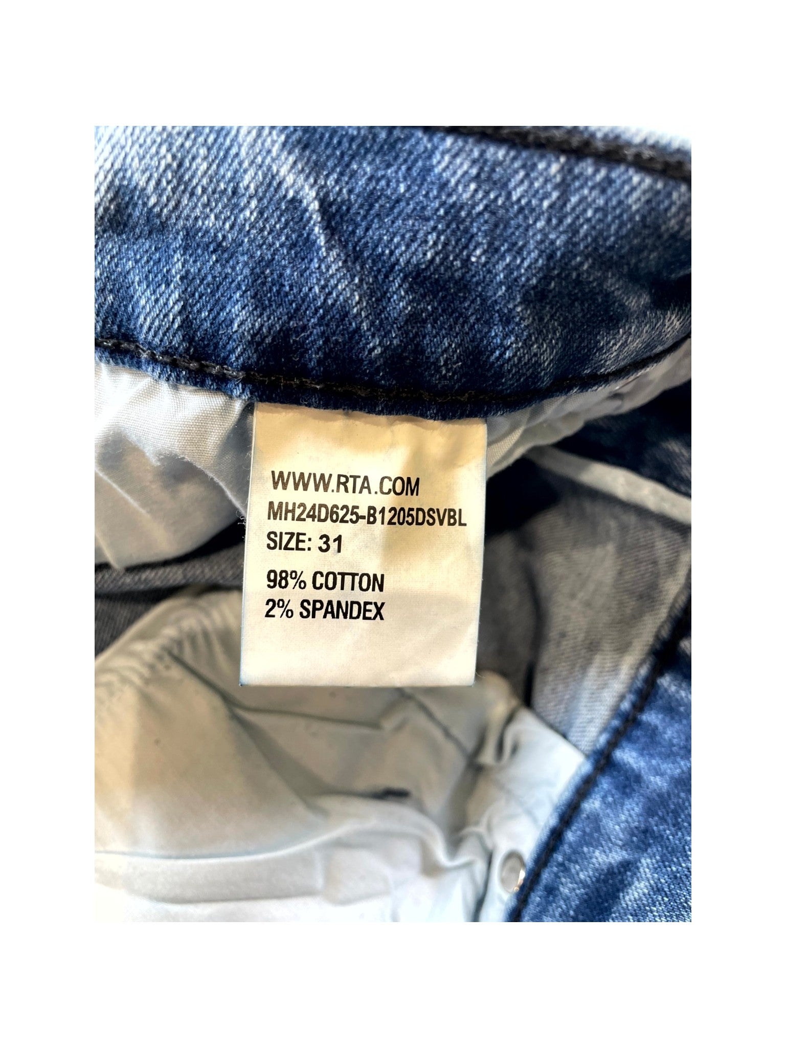 RTA Embroidered Light Wash Jeans