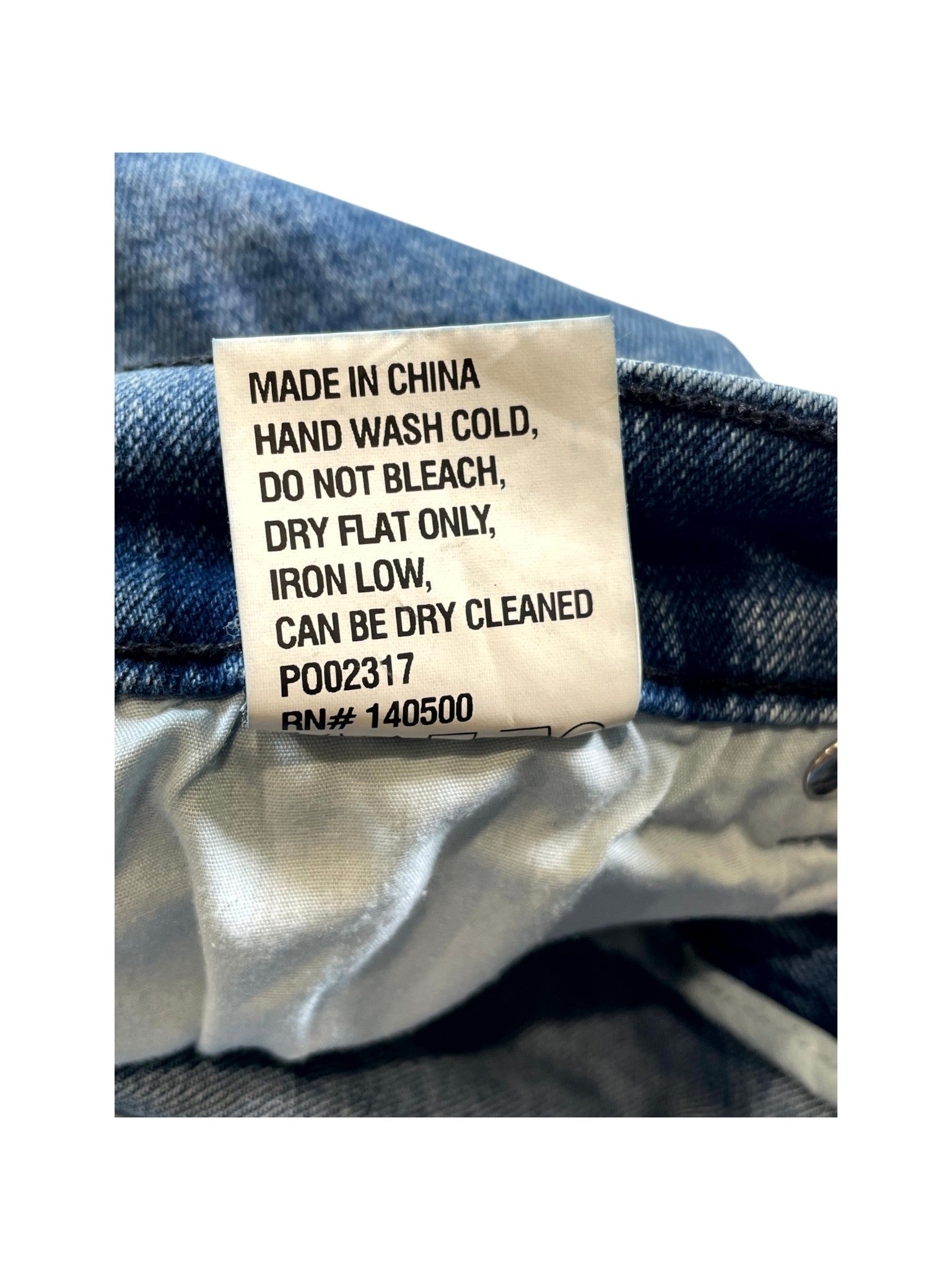 RTA Embroidered Light Wash Jeans