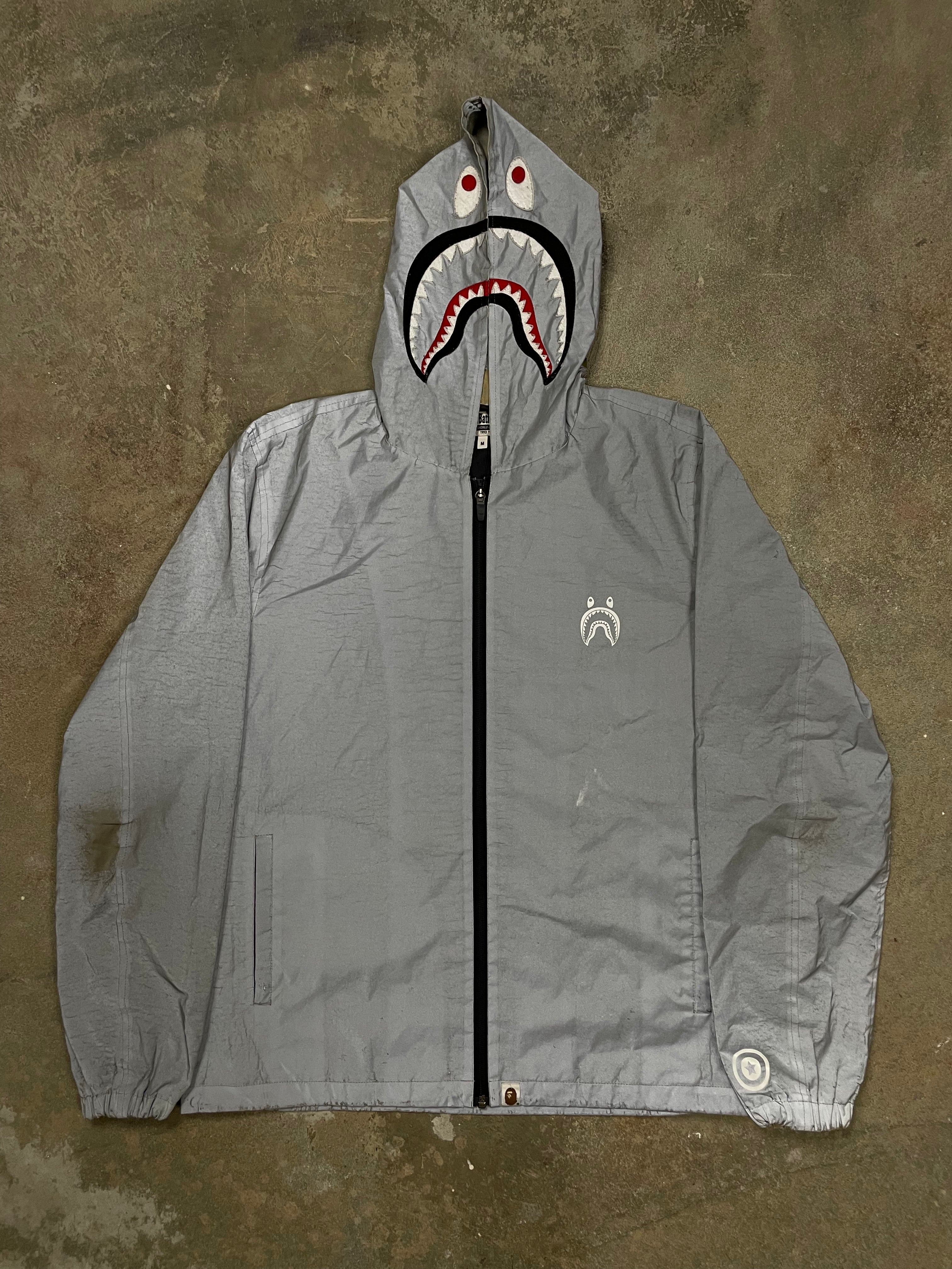 Bape Reflective Zip Up Medium Used