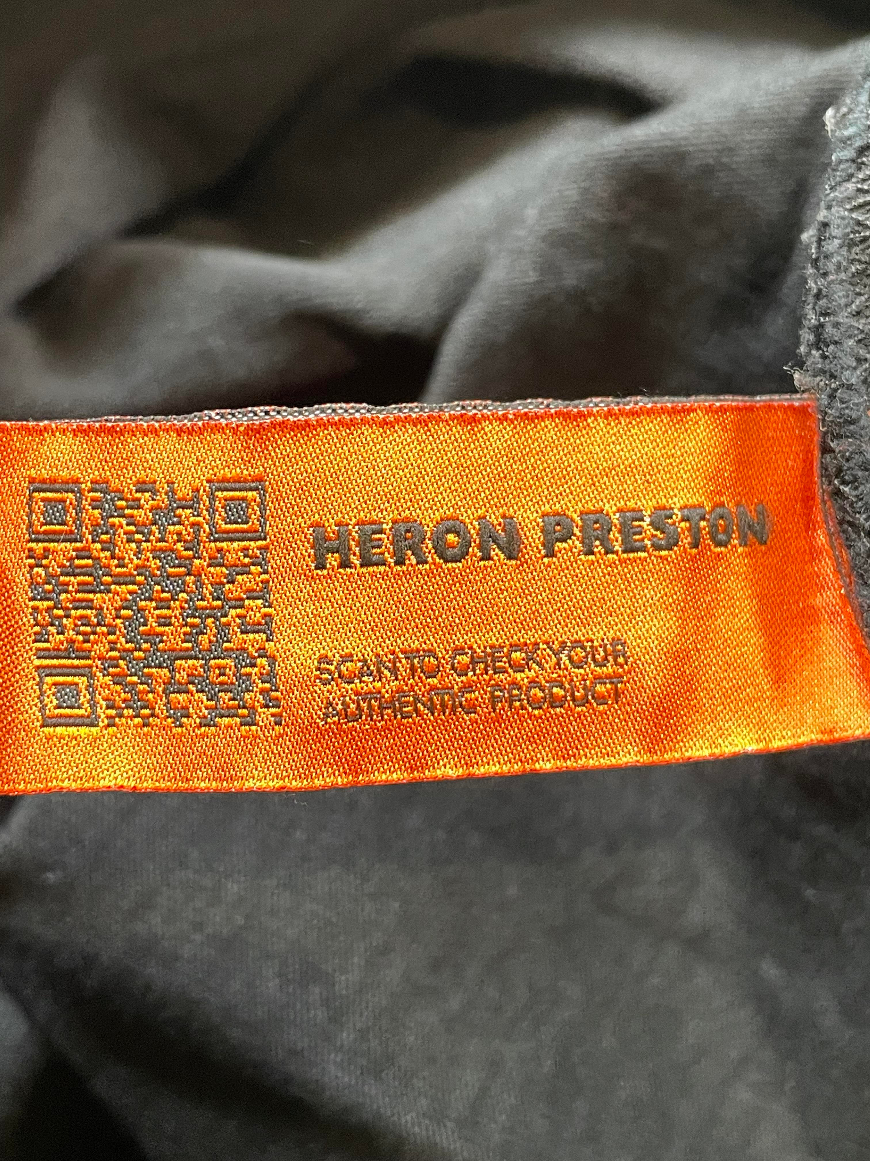 Heron Preston Black Swan Pink & Green Tee