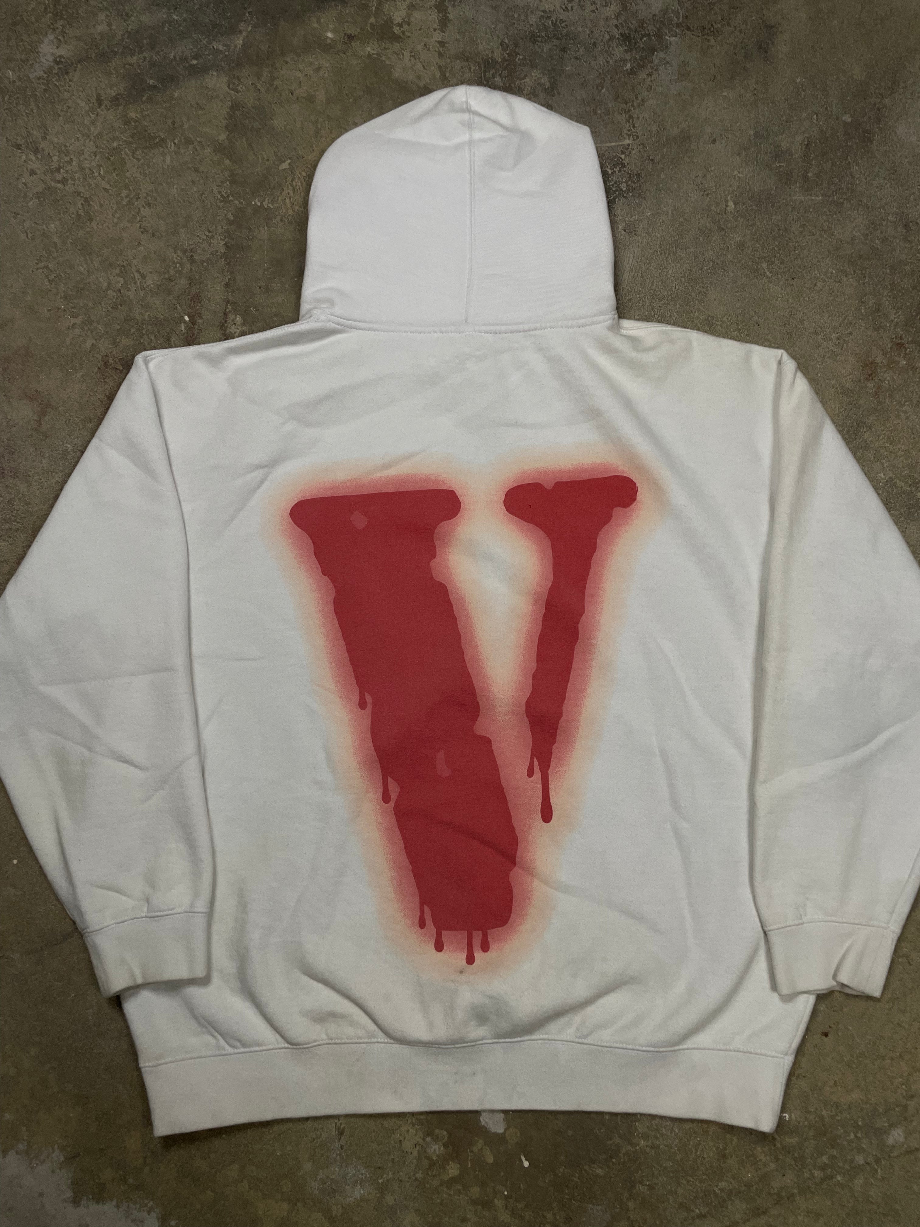 VLONE Bad Habits Hoodie White XL Used