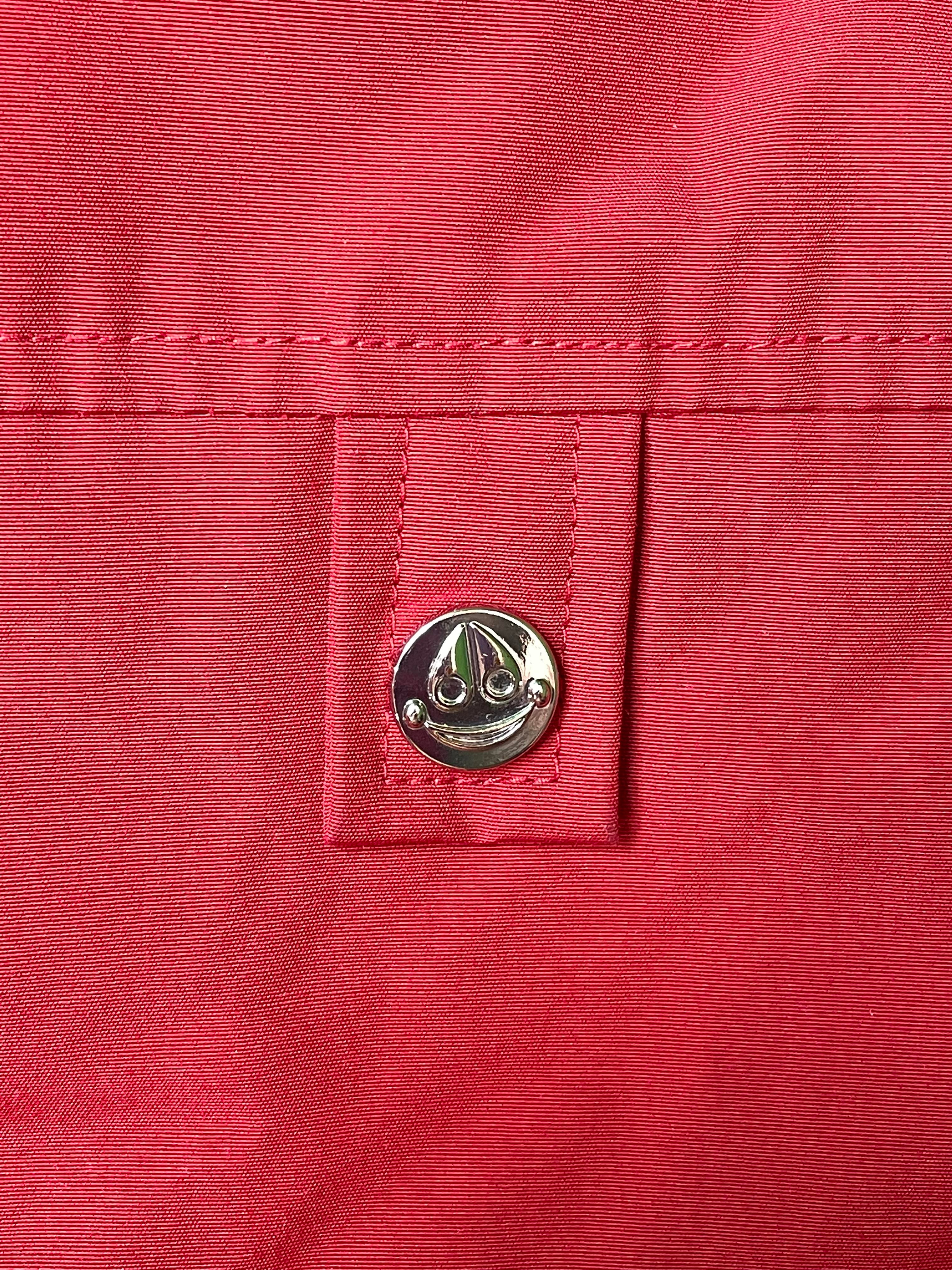 Moose Knuckle Red Fur Lined Coat Kids