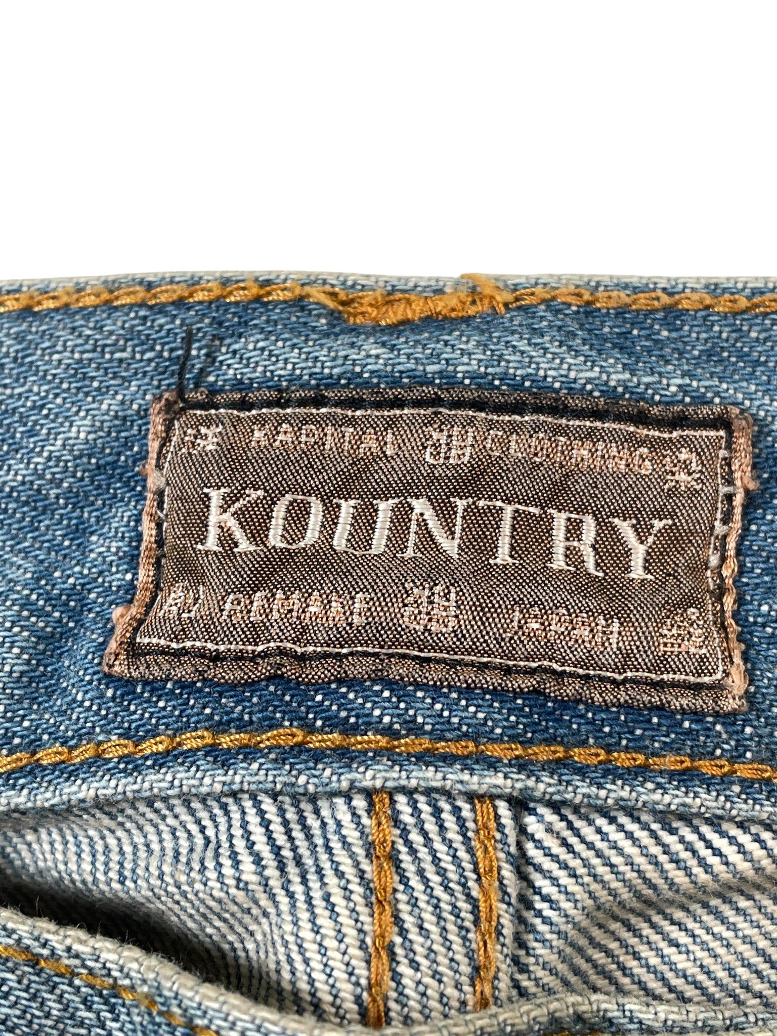 Kapital Gem  Studded Jean Shorts