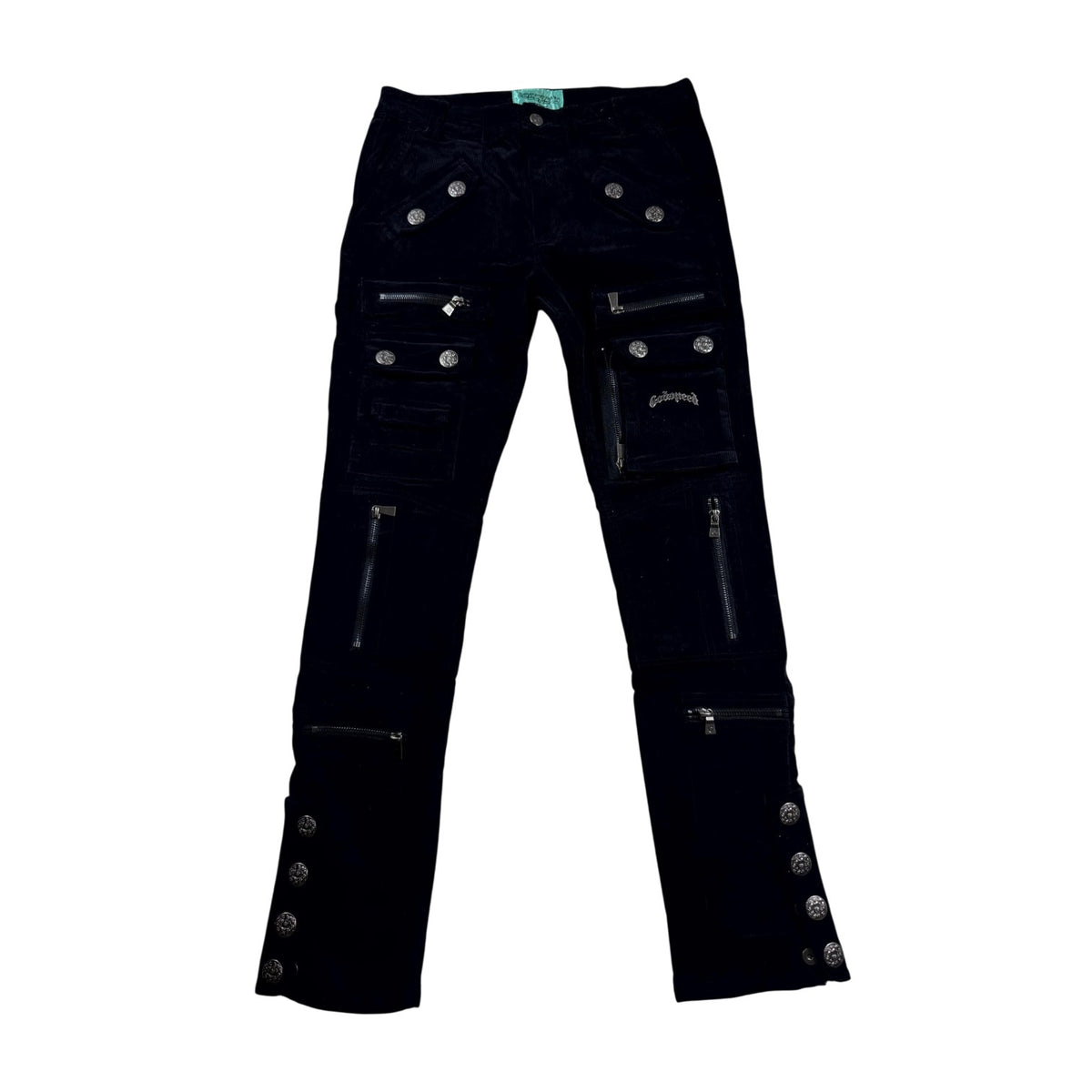 Godspeed Corduroy Black Cargo Pants