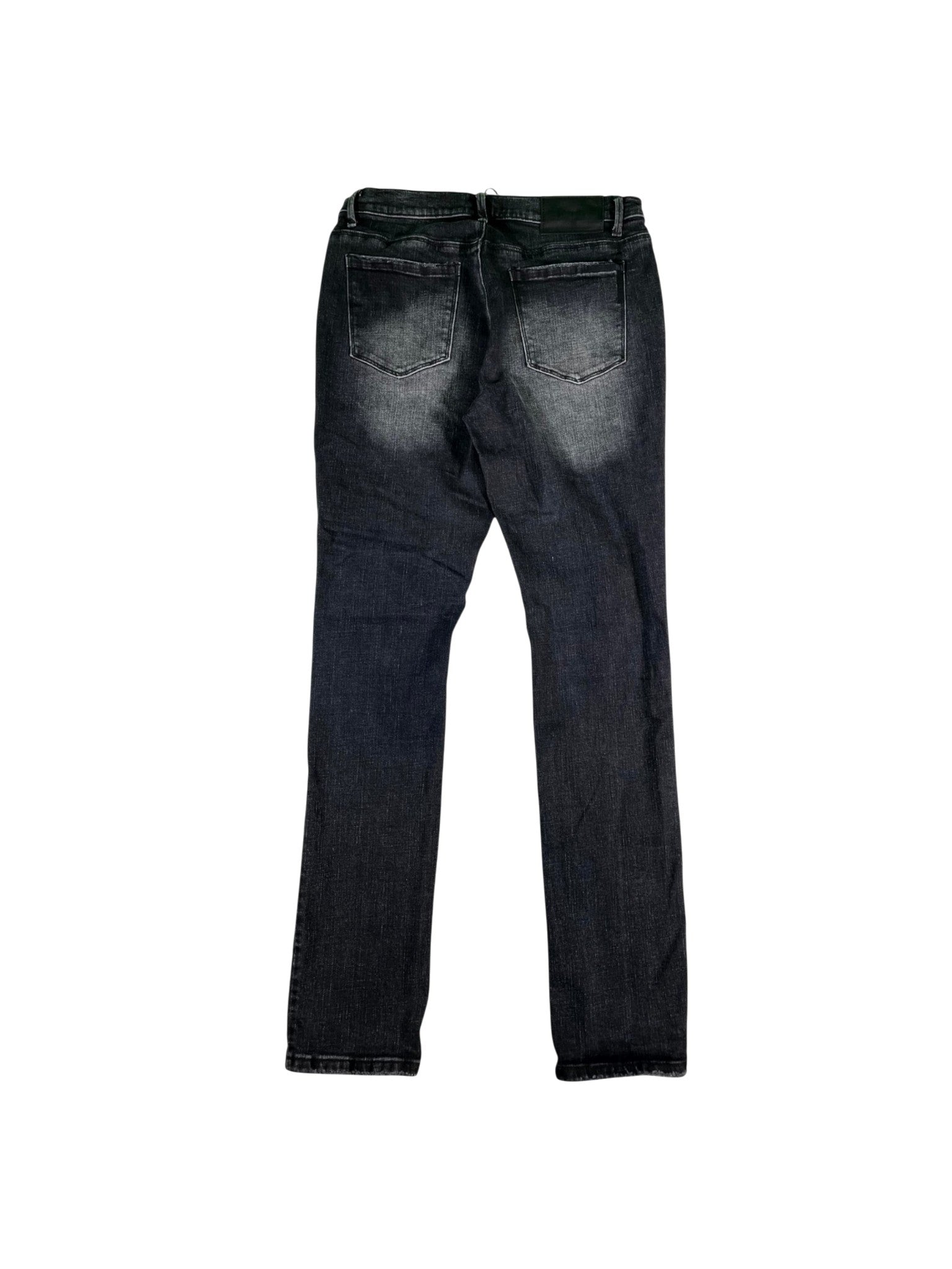 RTA Embroidered Black Wash Jeans