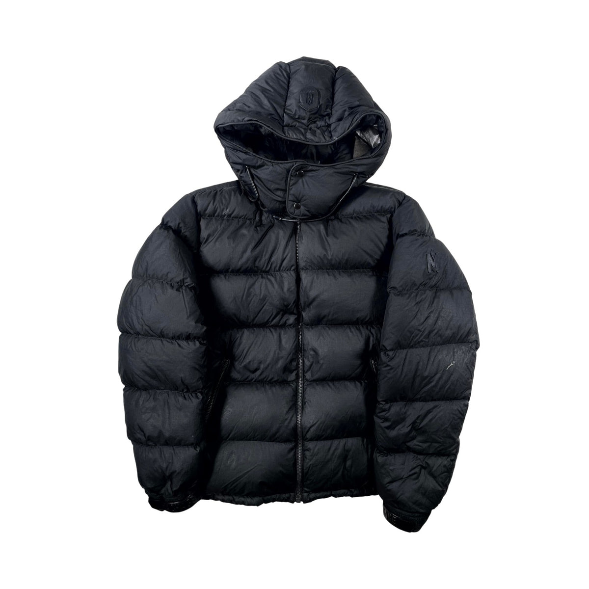 Mackage M Sleeve Logo Black Puffer Jacket
