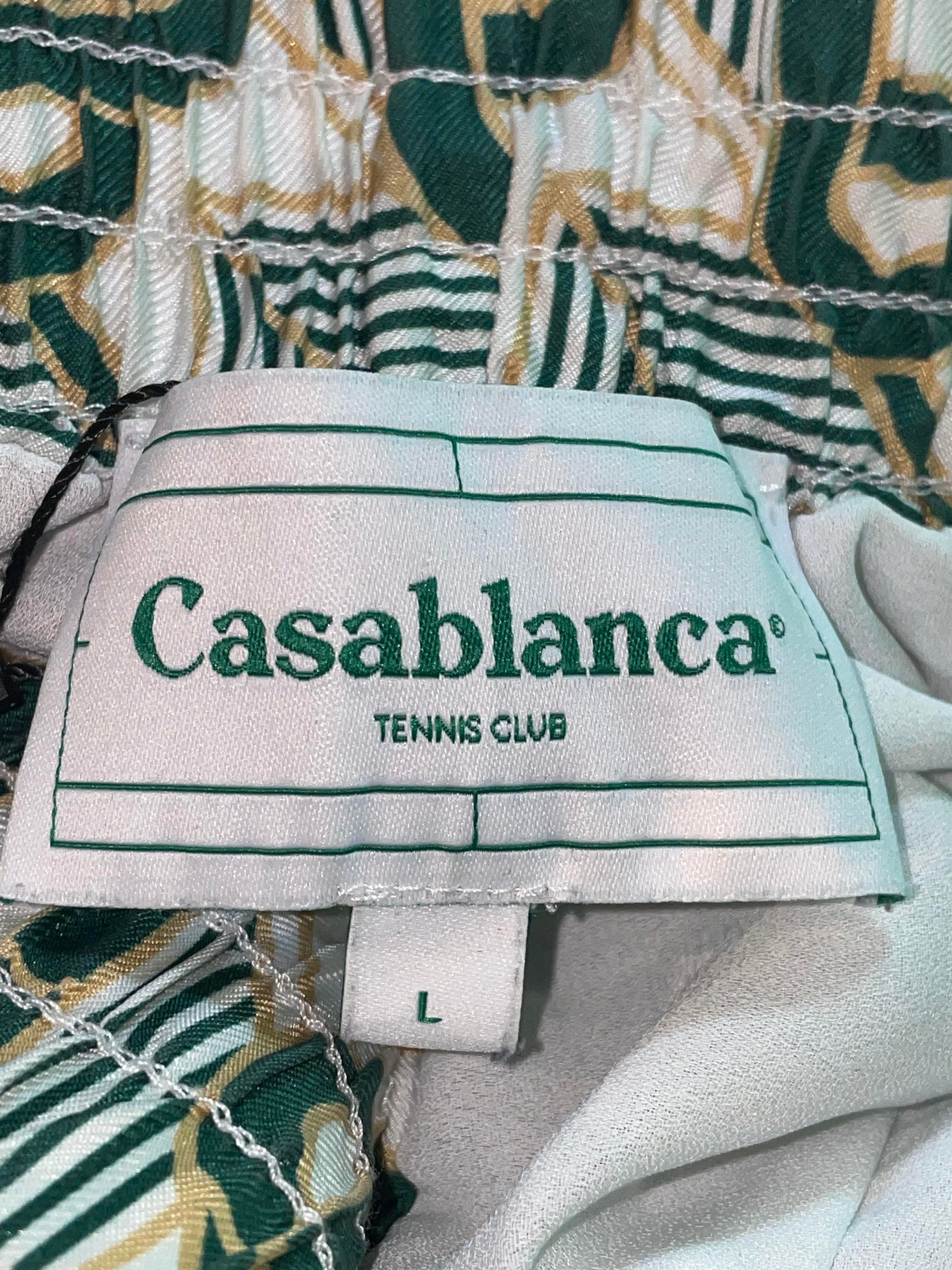 Casablanca Silk Shorts