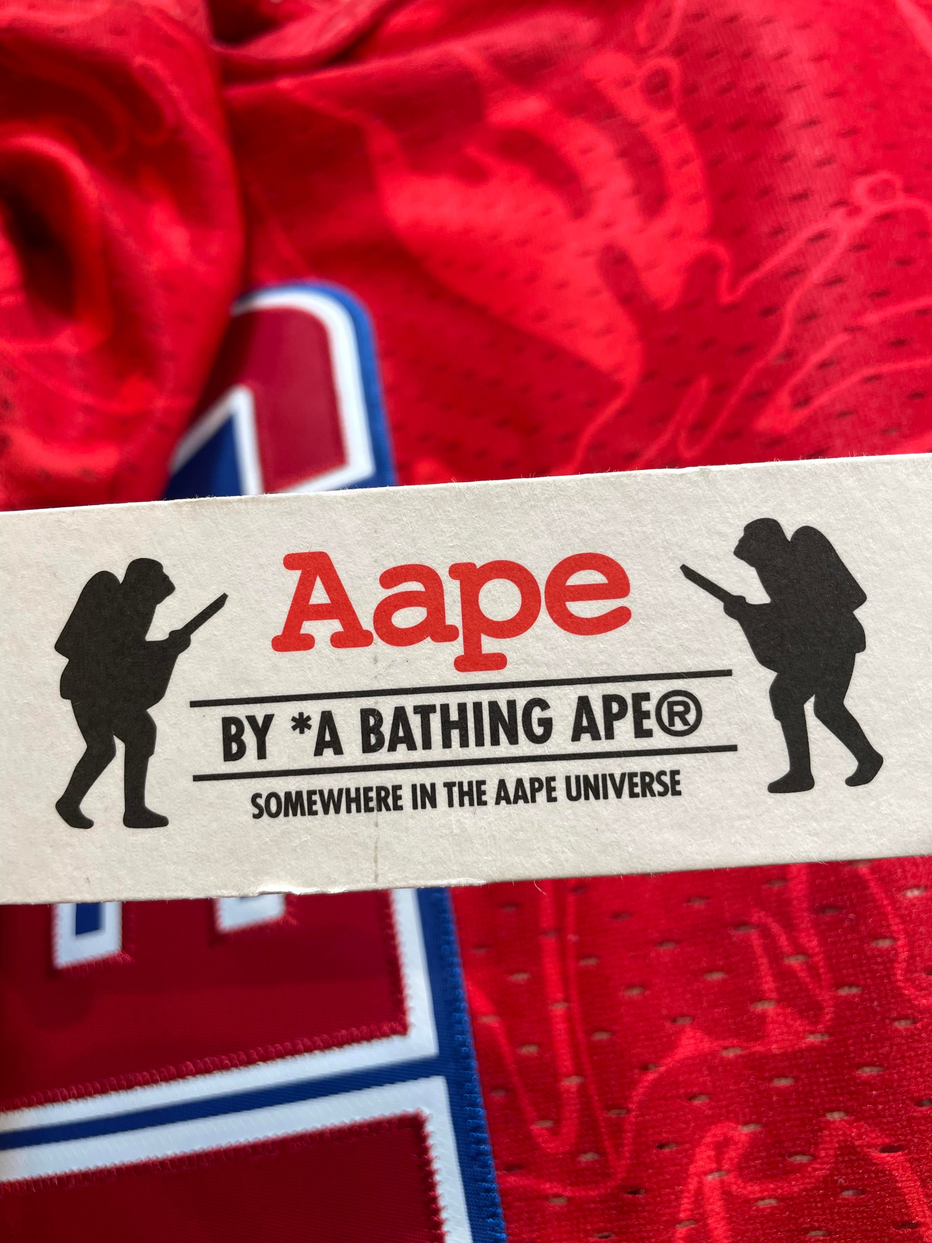 AAPE Red & Blue Jersey