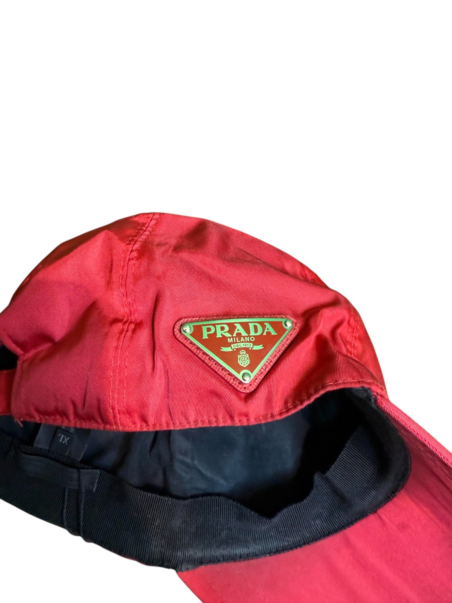 Prada Nylon Red Cap