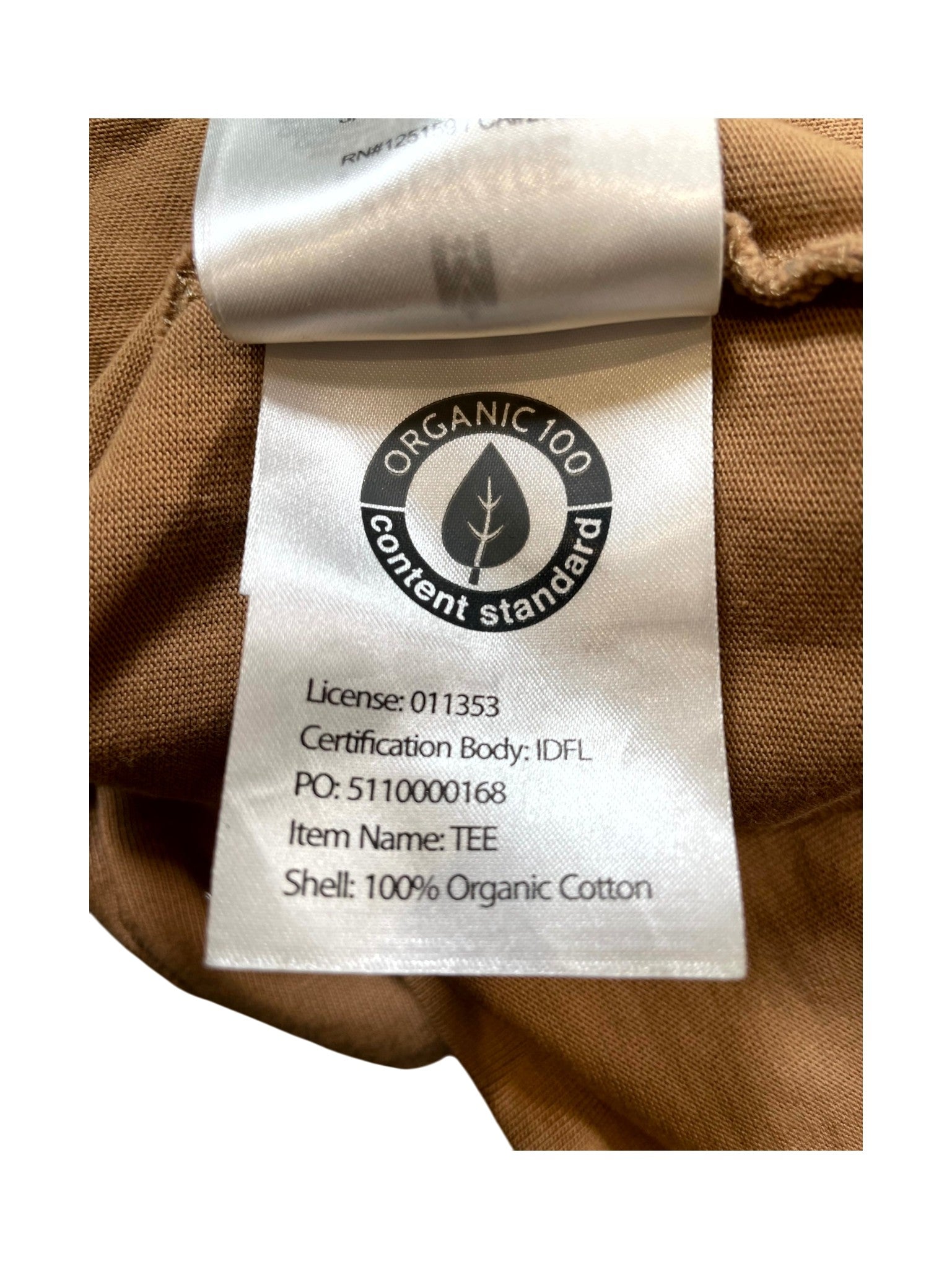 Mackage Felt Logo Tan Tee