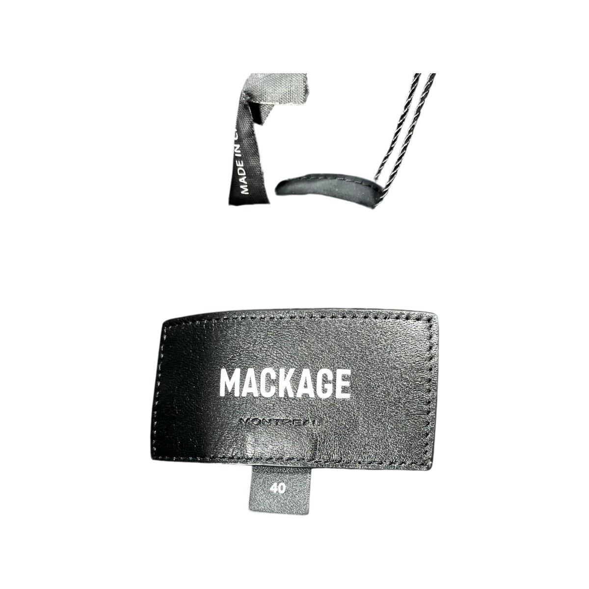 Mackage Sleeve Logo (Flawed) Black Puffer Jacket