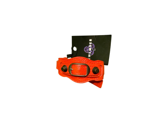 Balenciaga Agneau Arena Orange  Bracelet