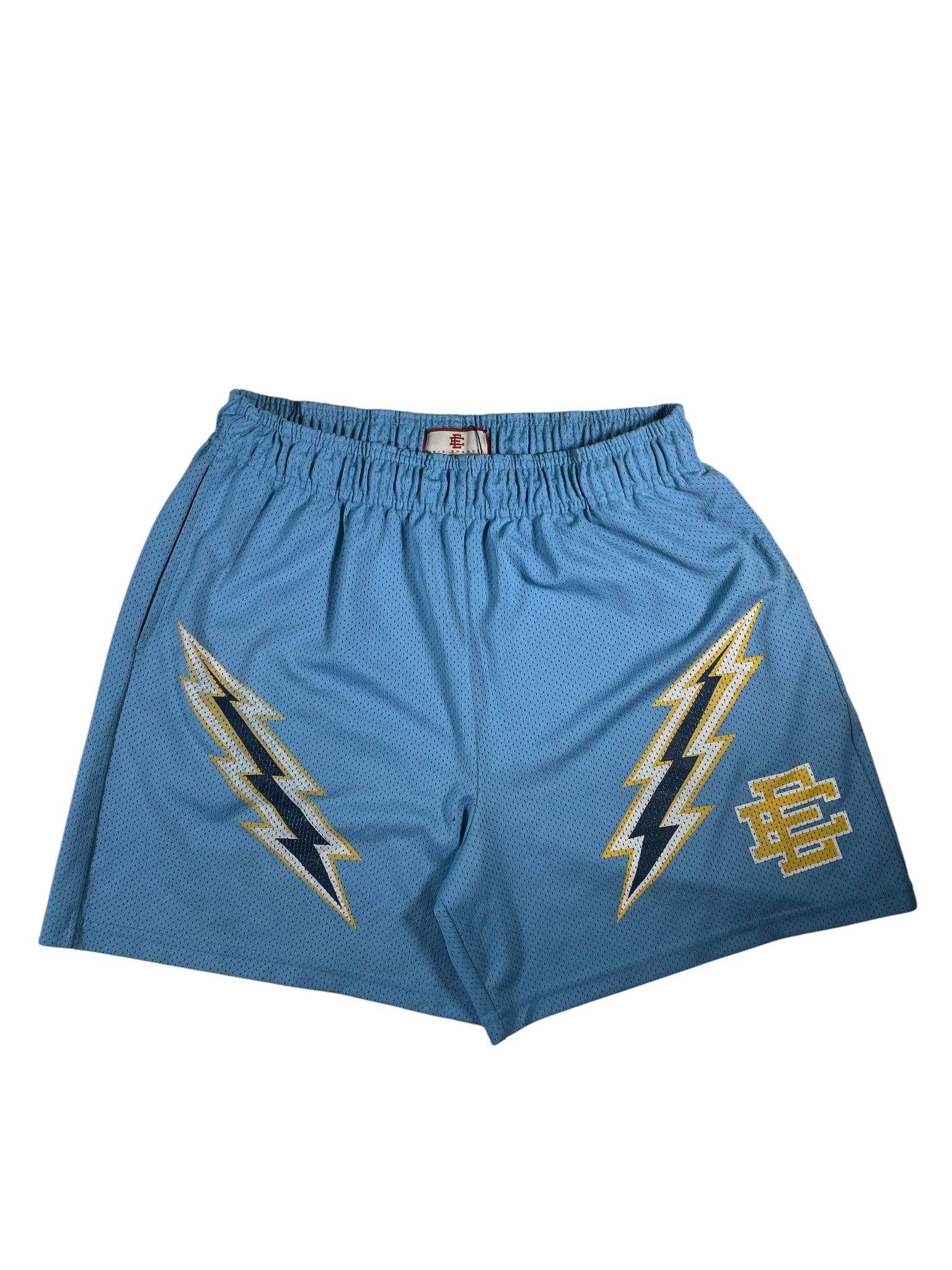 Eric Emanuel Baby Blue Bolt Shorts