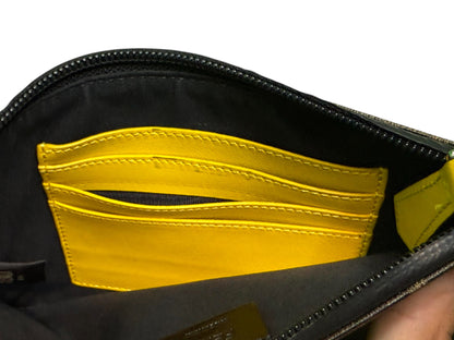 Fendi All Over Brown & Yellow Wallet