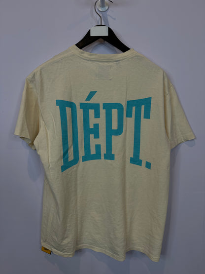 Gallery Dept Tee Cream Baby Blue Used Small