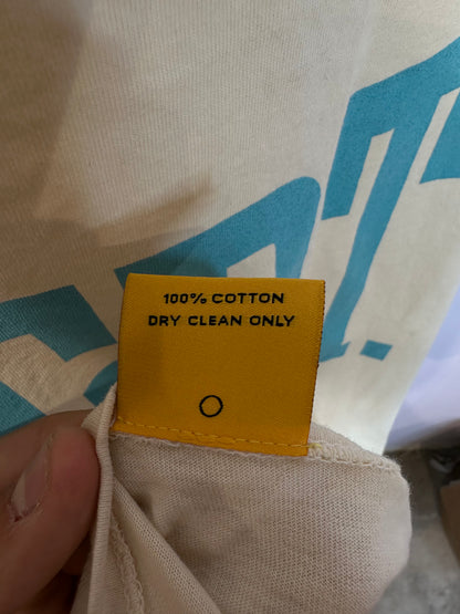Gallery Dept Tee Cream Baby Blue Used Small