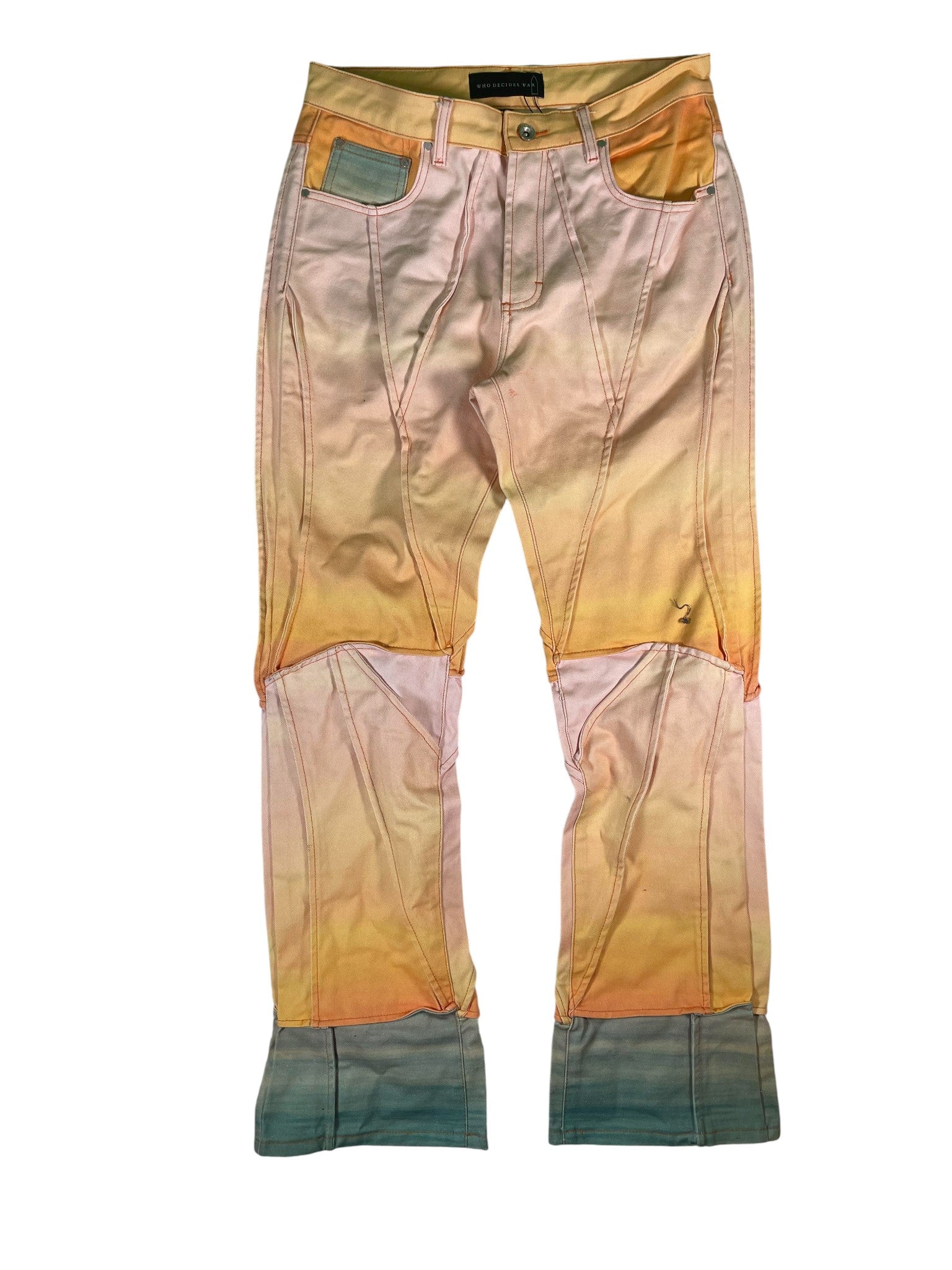 Who Decides War Sun Bleached Multi Jeans