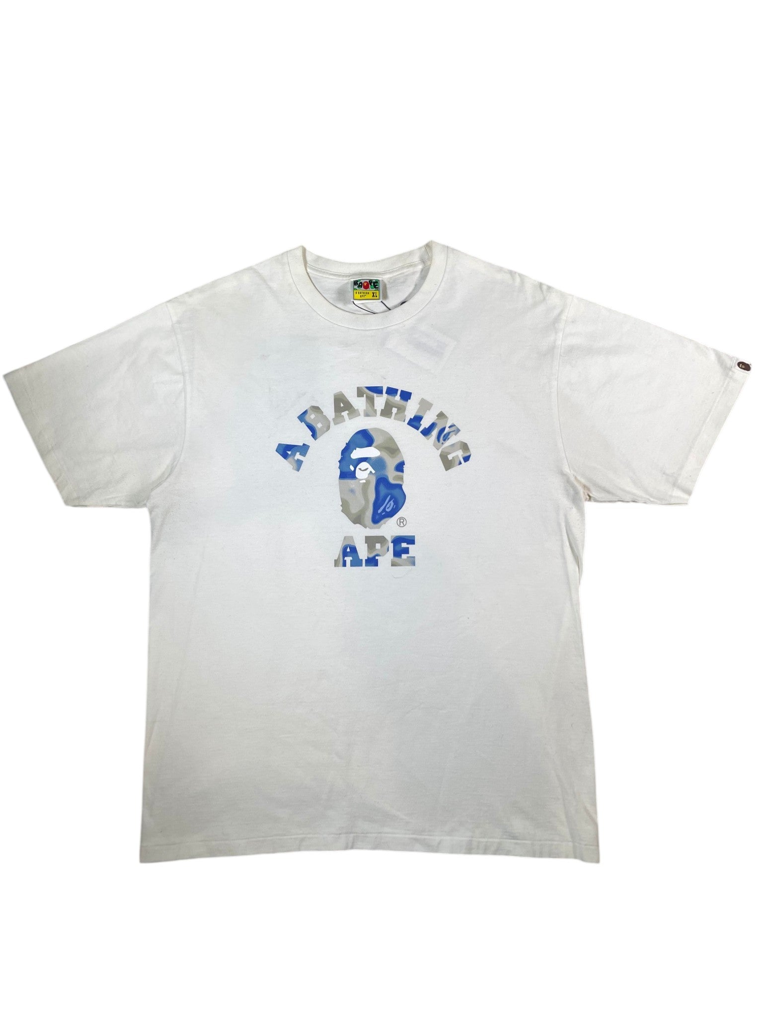 BAPE White Bue APE Head TQDee