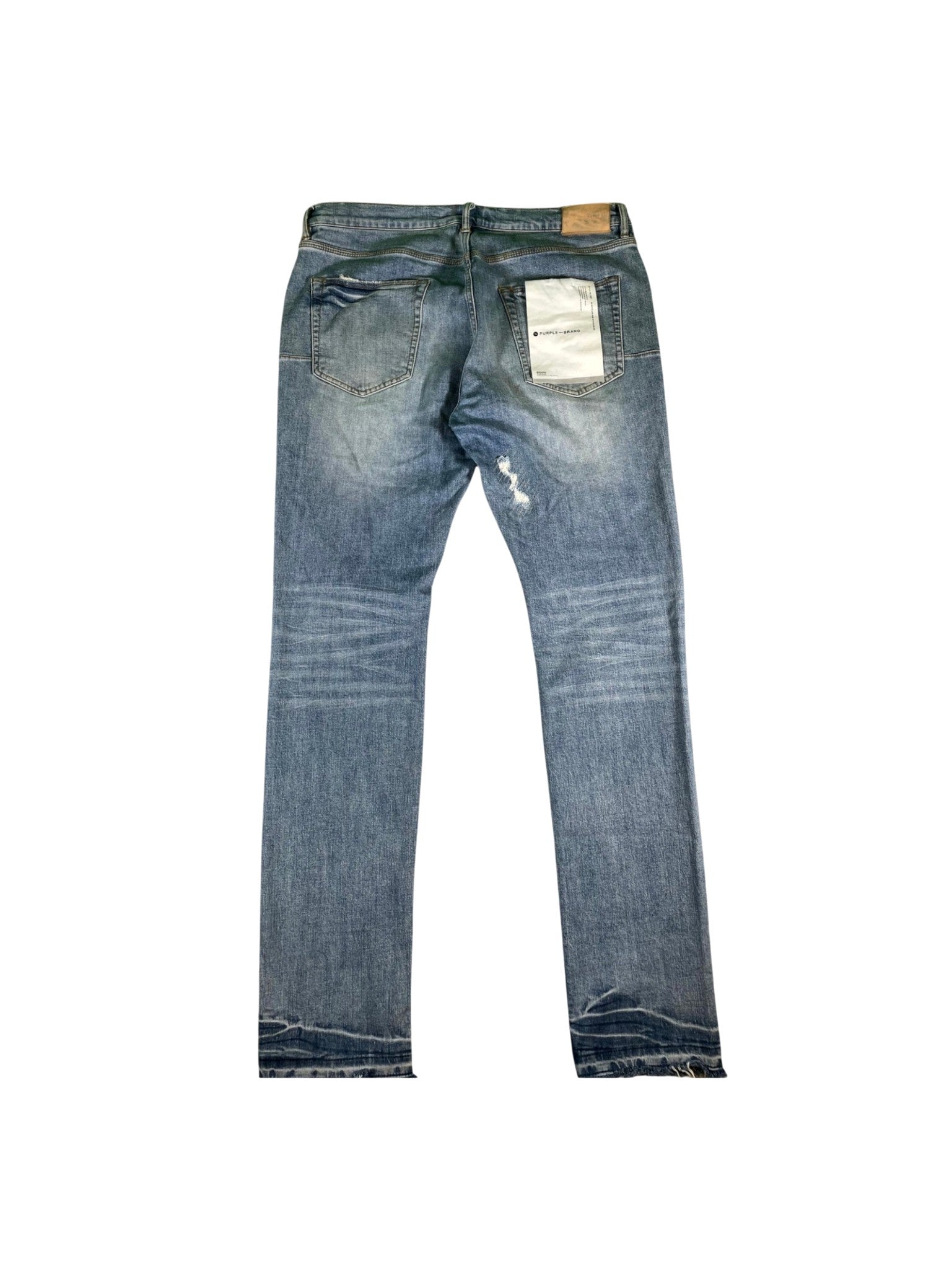Purple Brand Distressed Light Wash Jeans