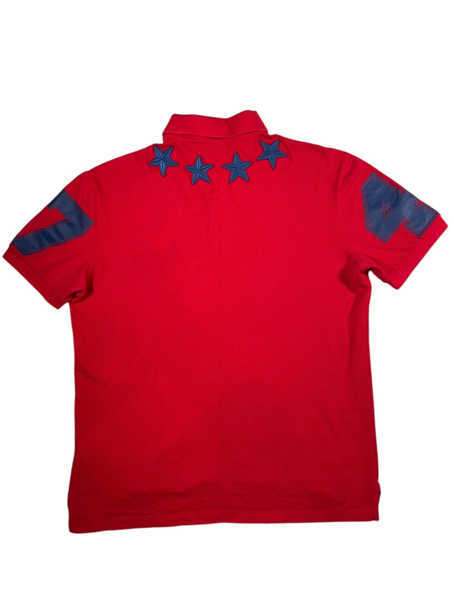 Givenchy Star Red & Navy Polo