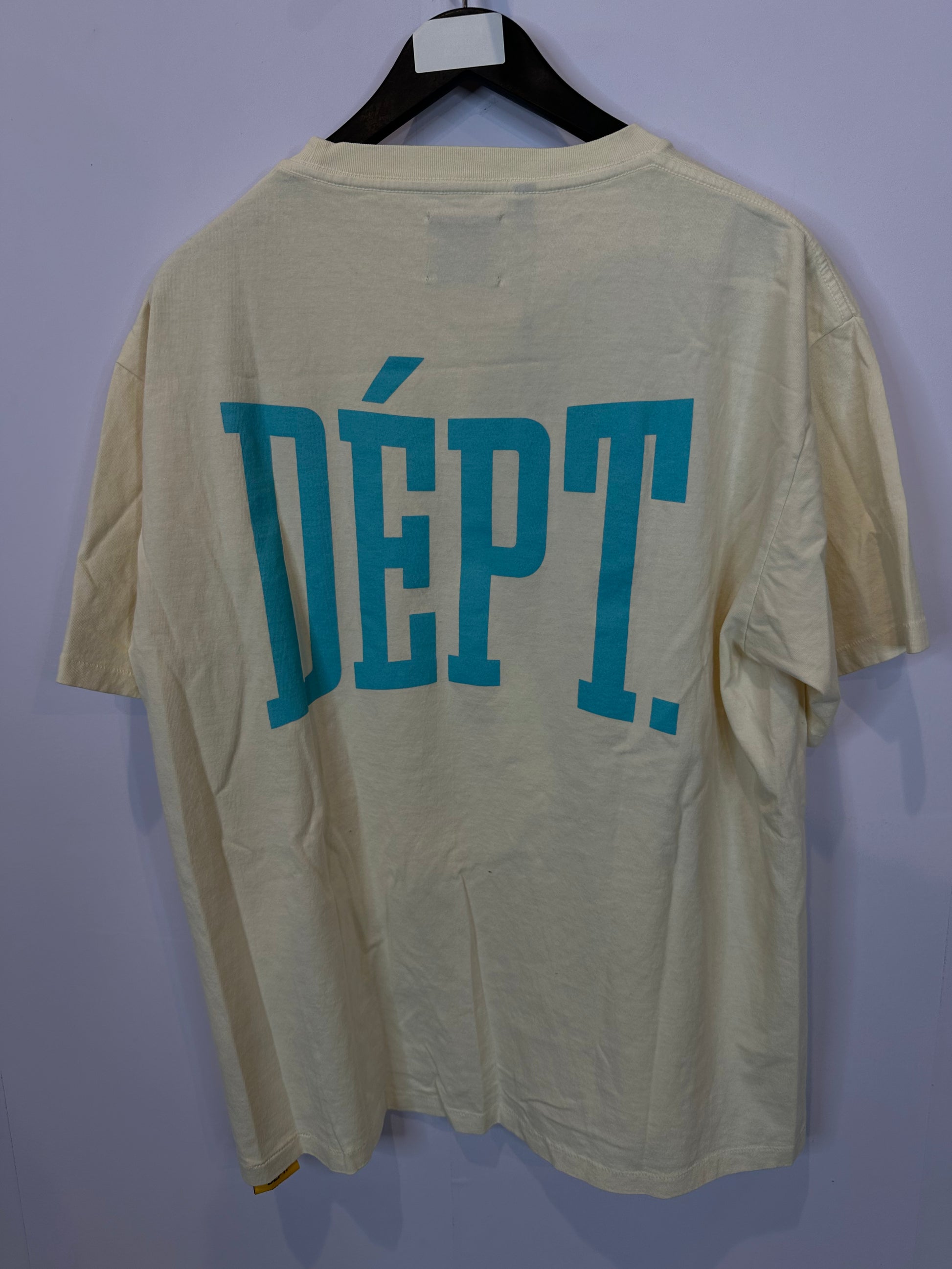 Gallery Dept Tee Cream Teal New With Tags Medium