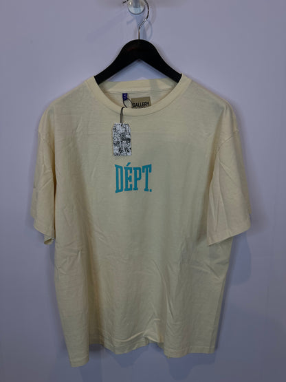 Gallery Dept Tee Cream Teal New With Tags Medium