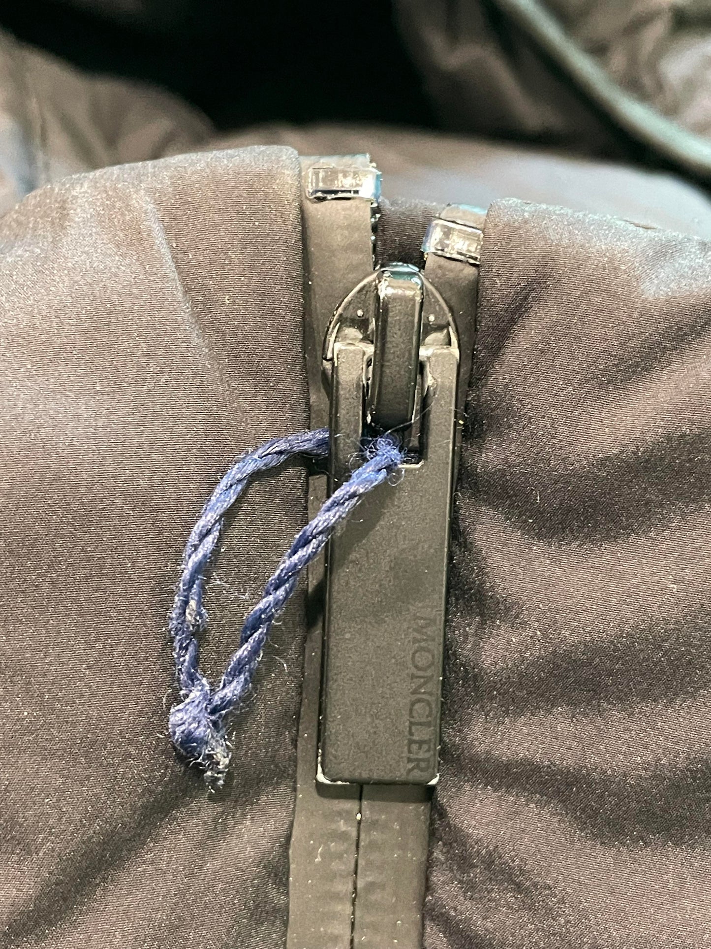 Moncler "Tonal" Black Puffer Coat