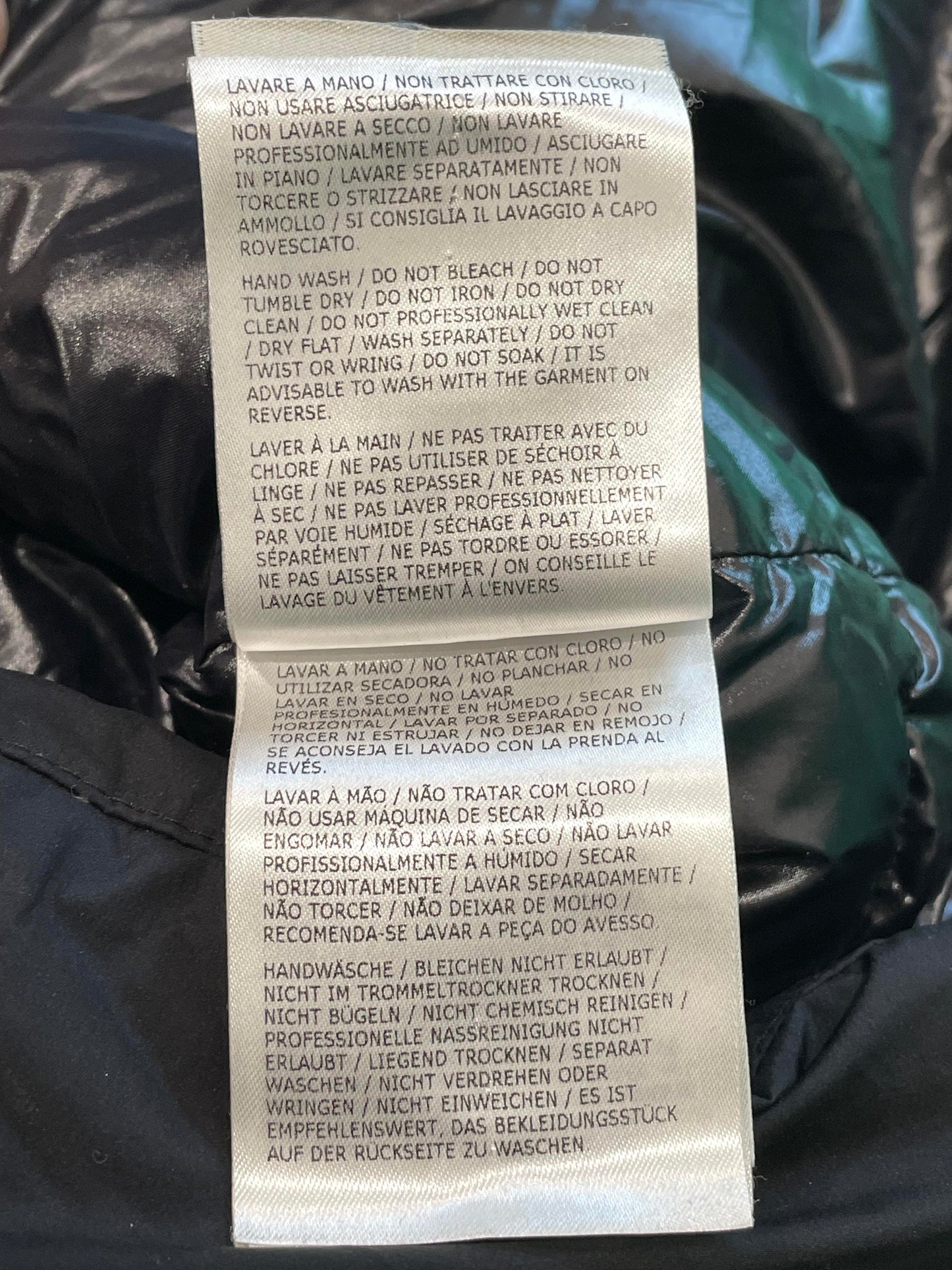 Moncler "Tonal" Black Puffer Coat
