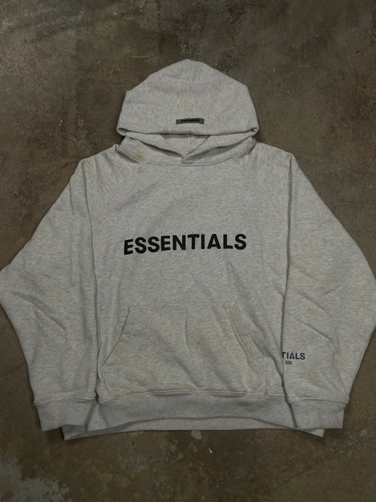 Essentials Hoodie Light Oatmeal Used Small