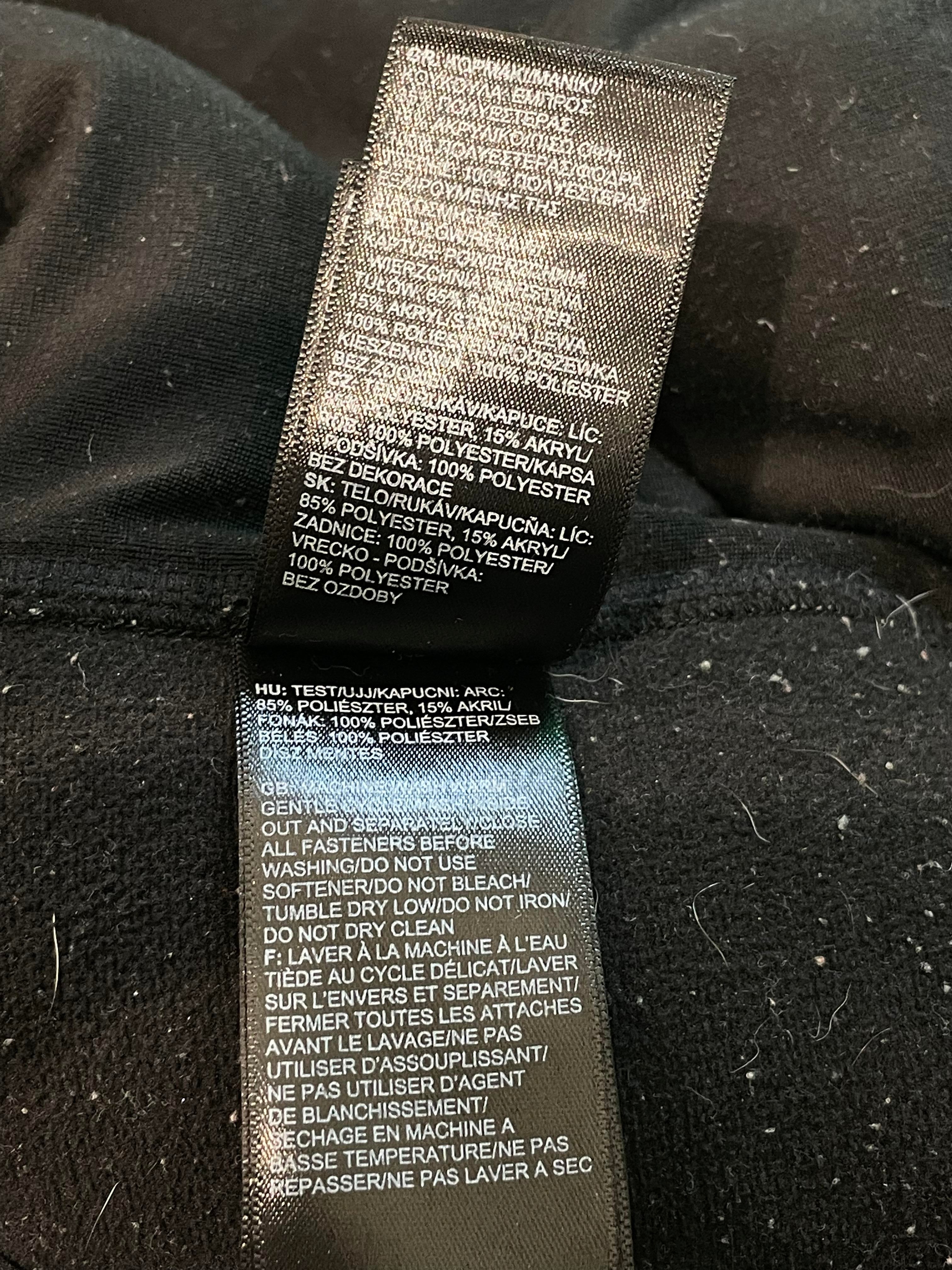 Supreme TNF S Logo Black Fleece Jacket