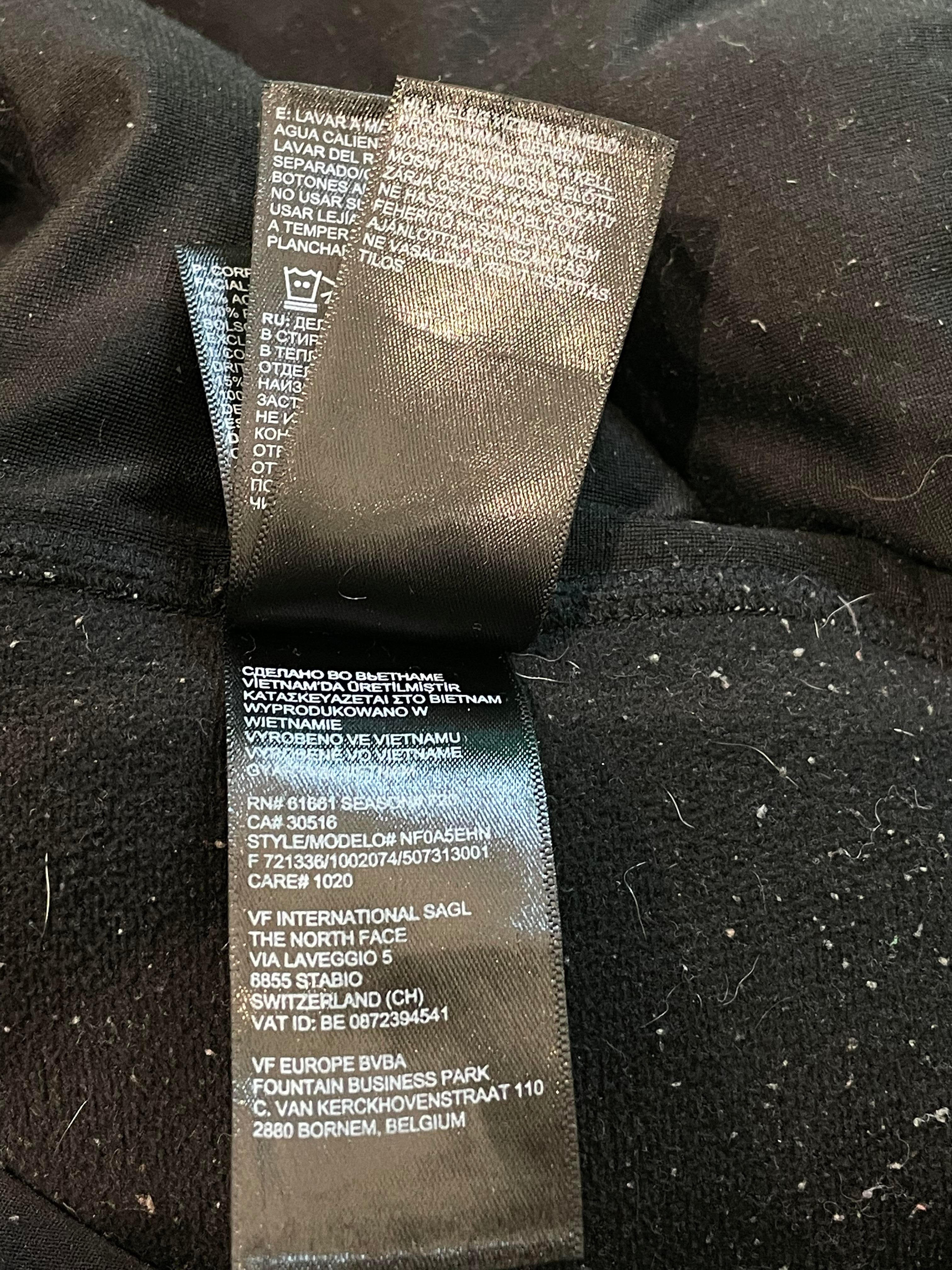 Supreme TNF S Logo Black Fleece Jacket