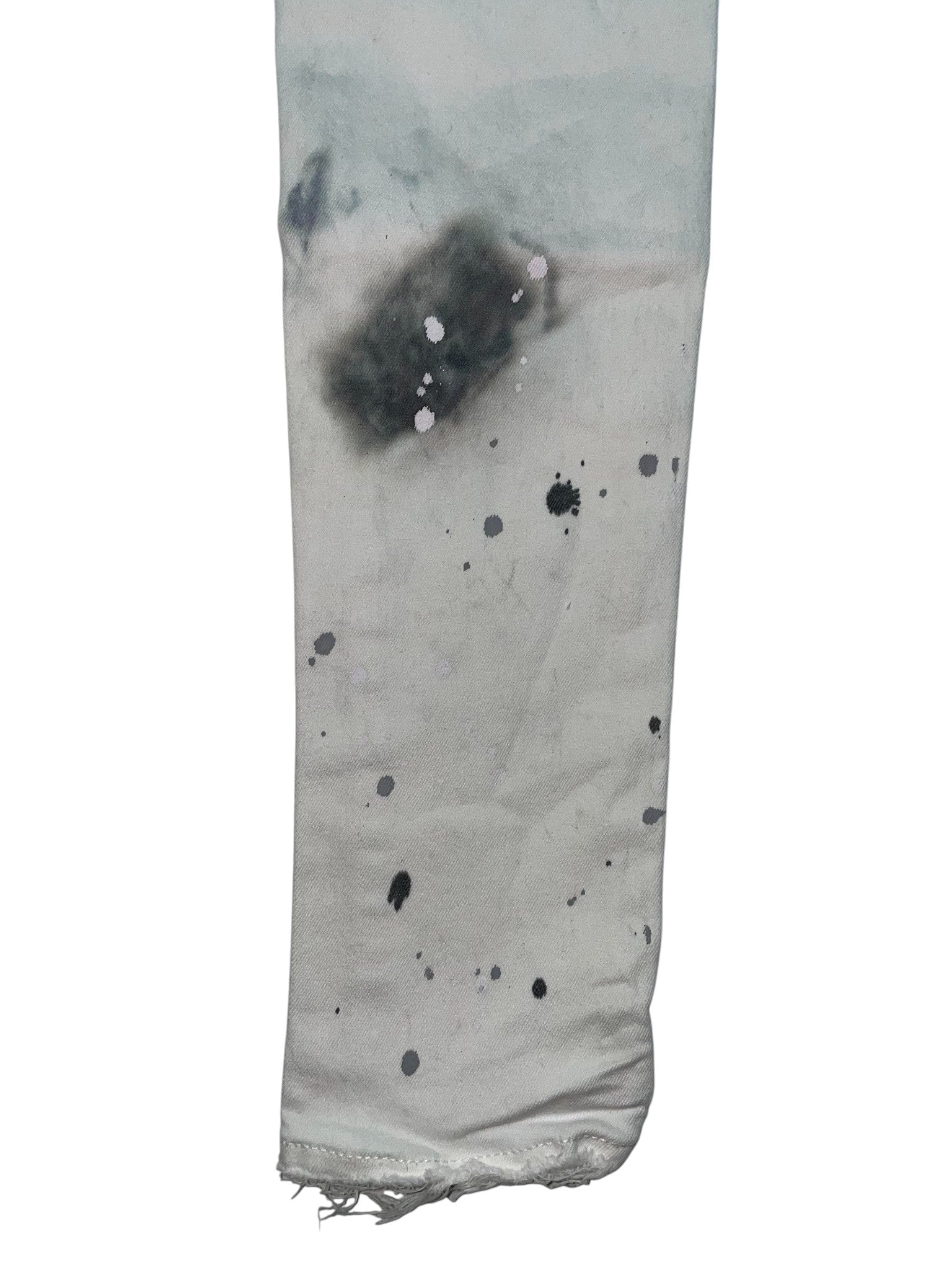 Purple Brand White Paint Jeans