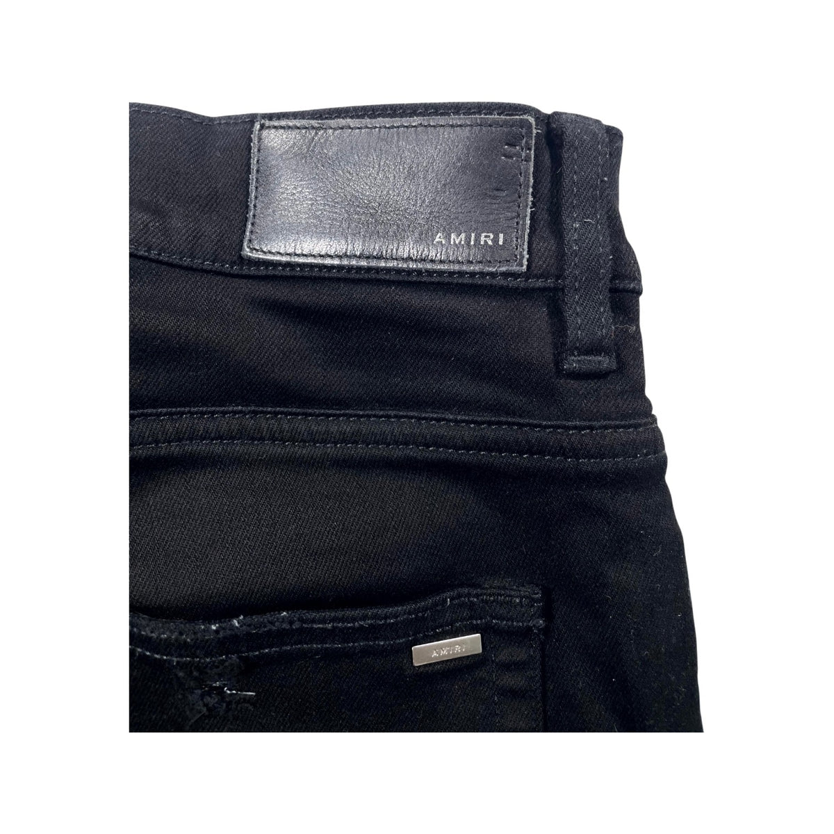 Amiri "MX1" Black & Brown Patch Jeans