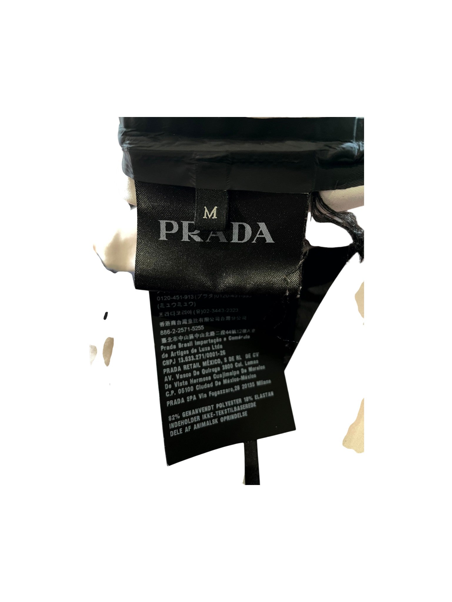 Prada Diamond Logo Red, Black & White Jacket