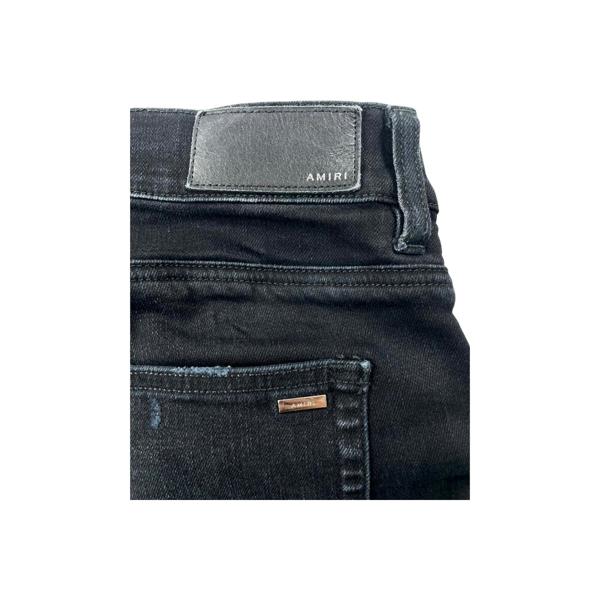 Amiri "MX2" Bandana Patch Black & Brown Jeans