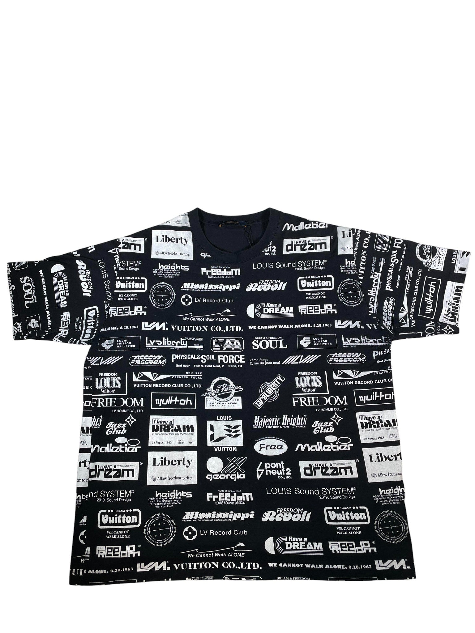 Louis Vuitton Black & White All Over Tee